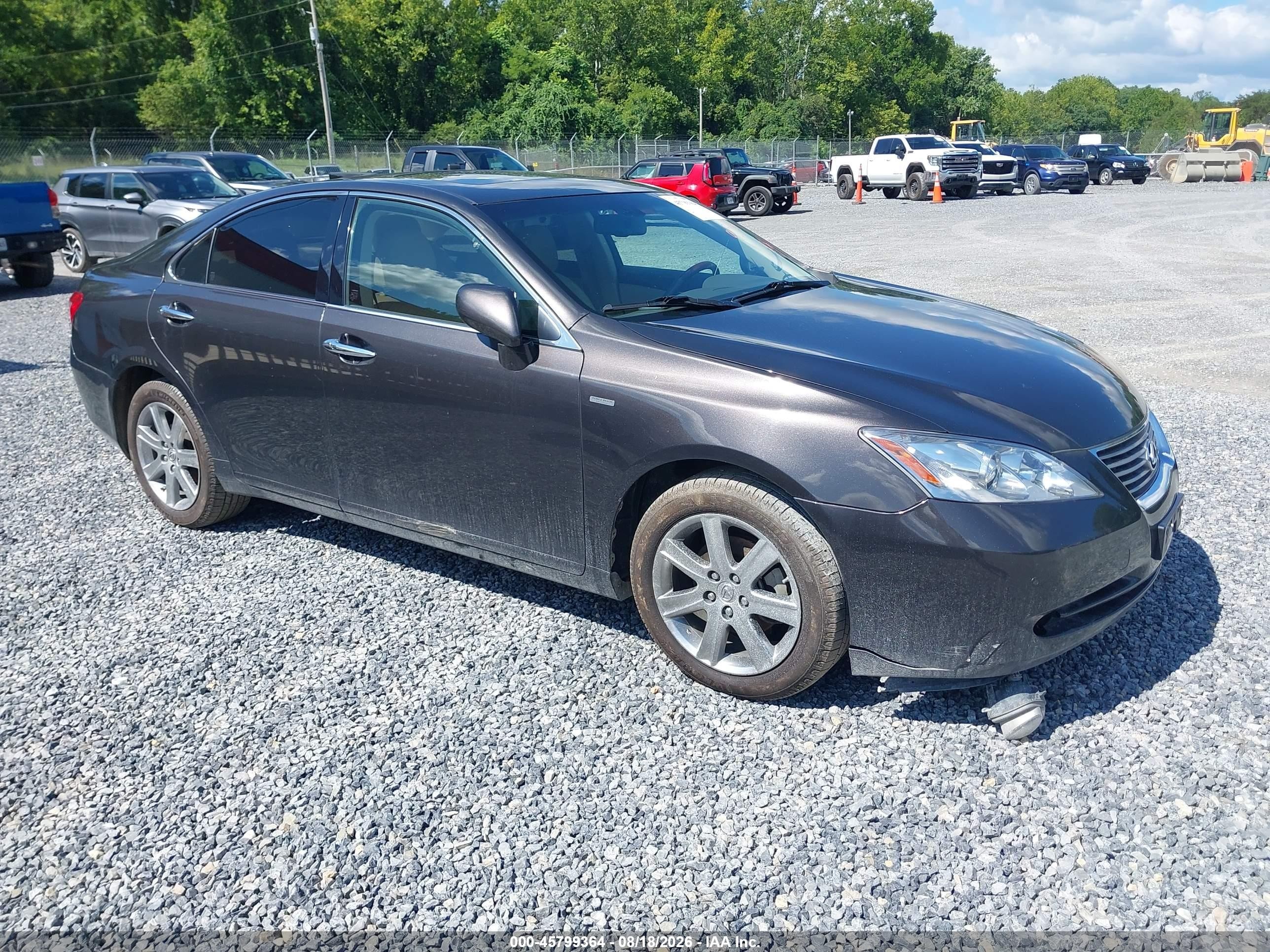 2008 Lexus Es 350 Black vin: JTHBJ46G282261467