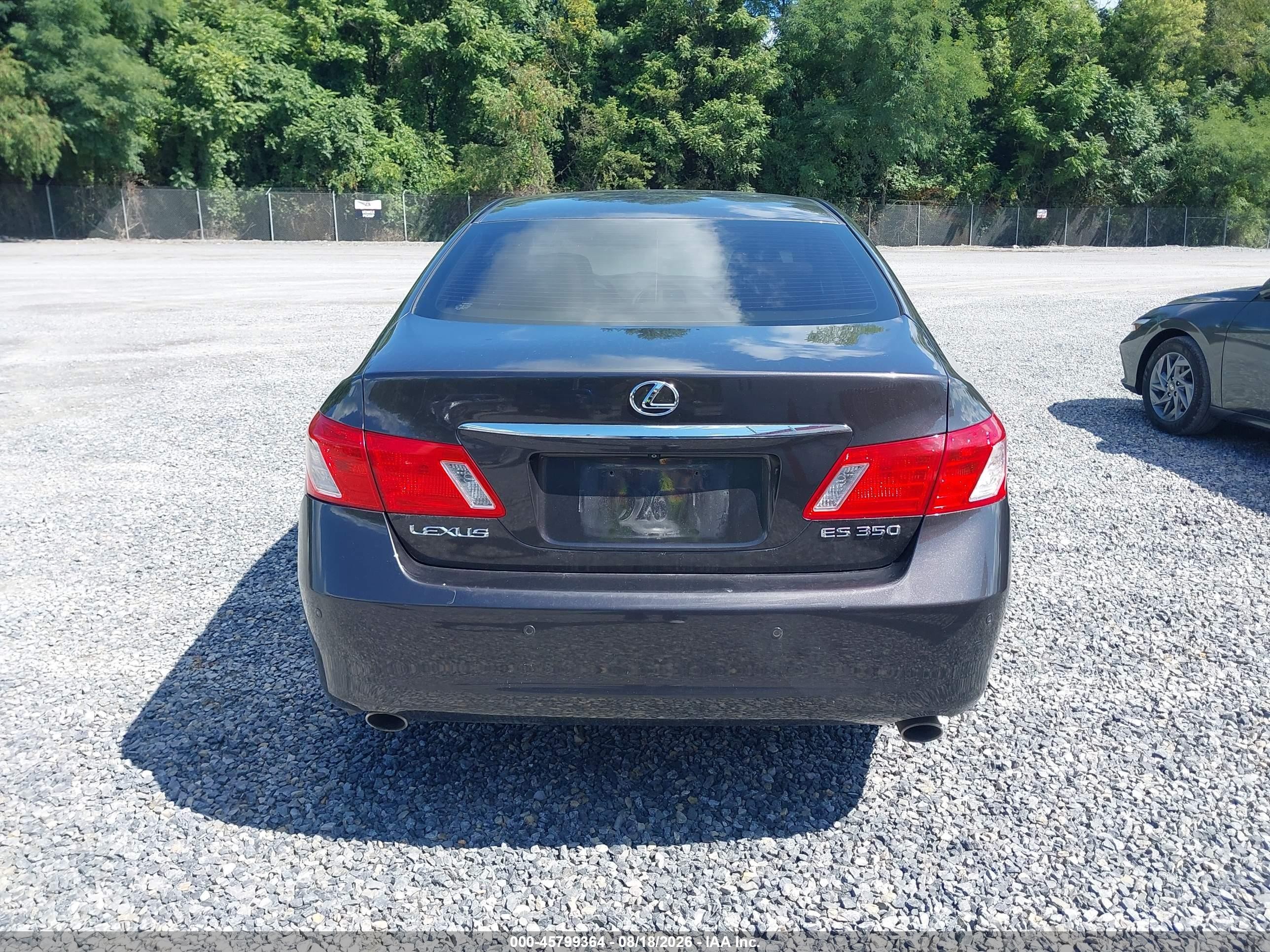 2008 Lexus Es 350 Black vin: JTHBJ46G282261467