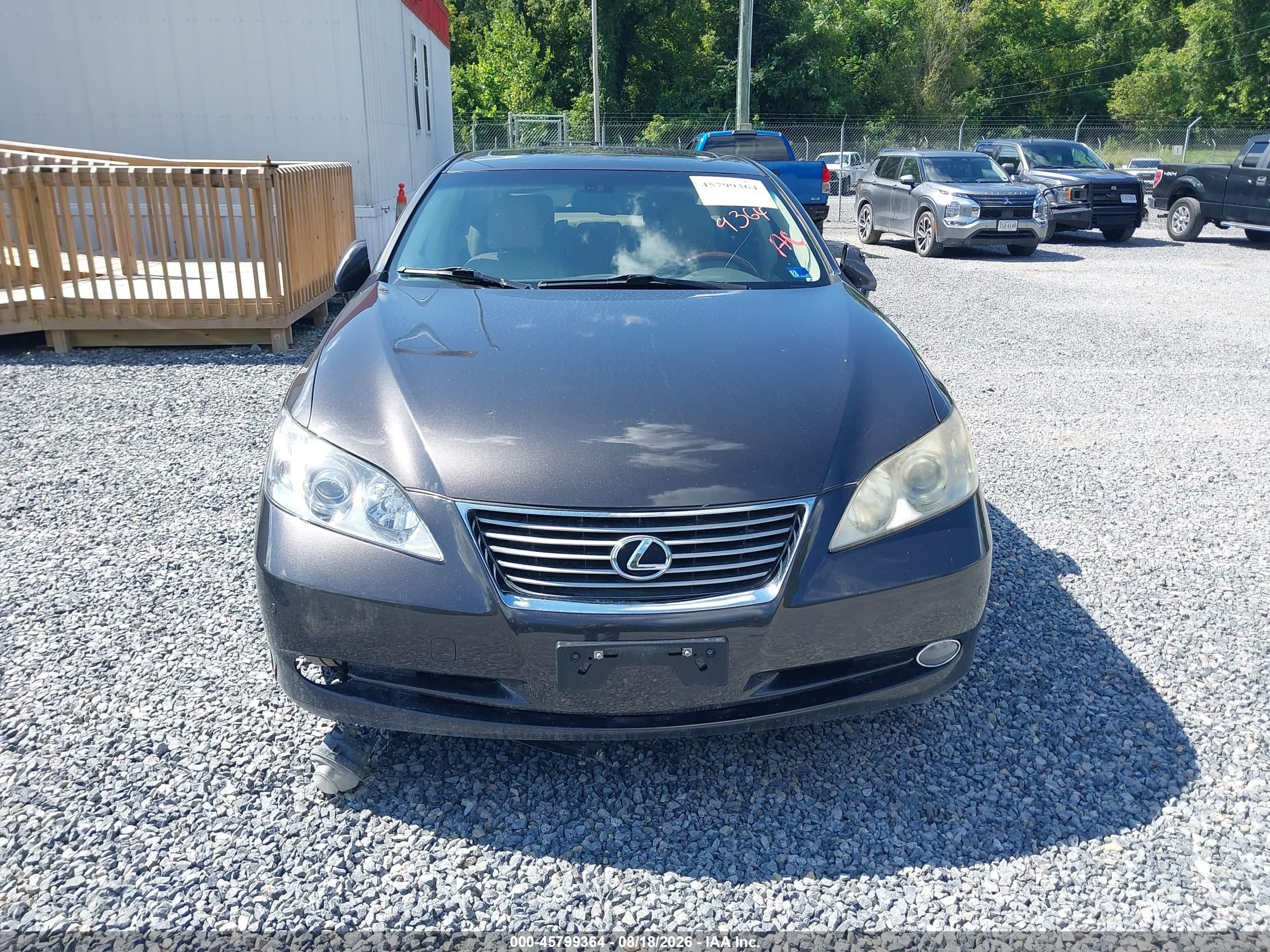 2008 Lexus Es 350 Black vin: JTHBJ46G282261467