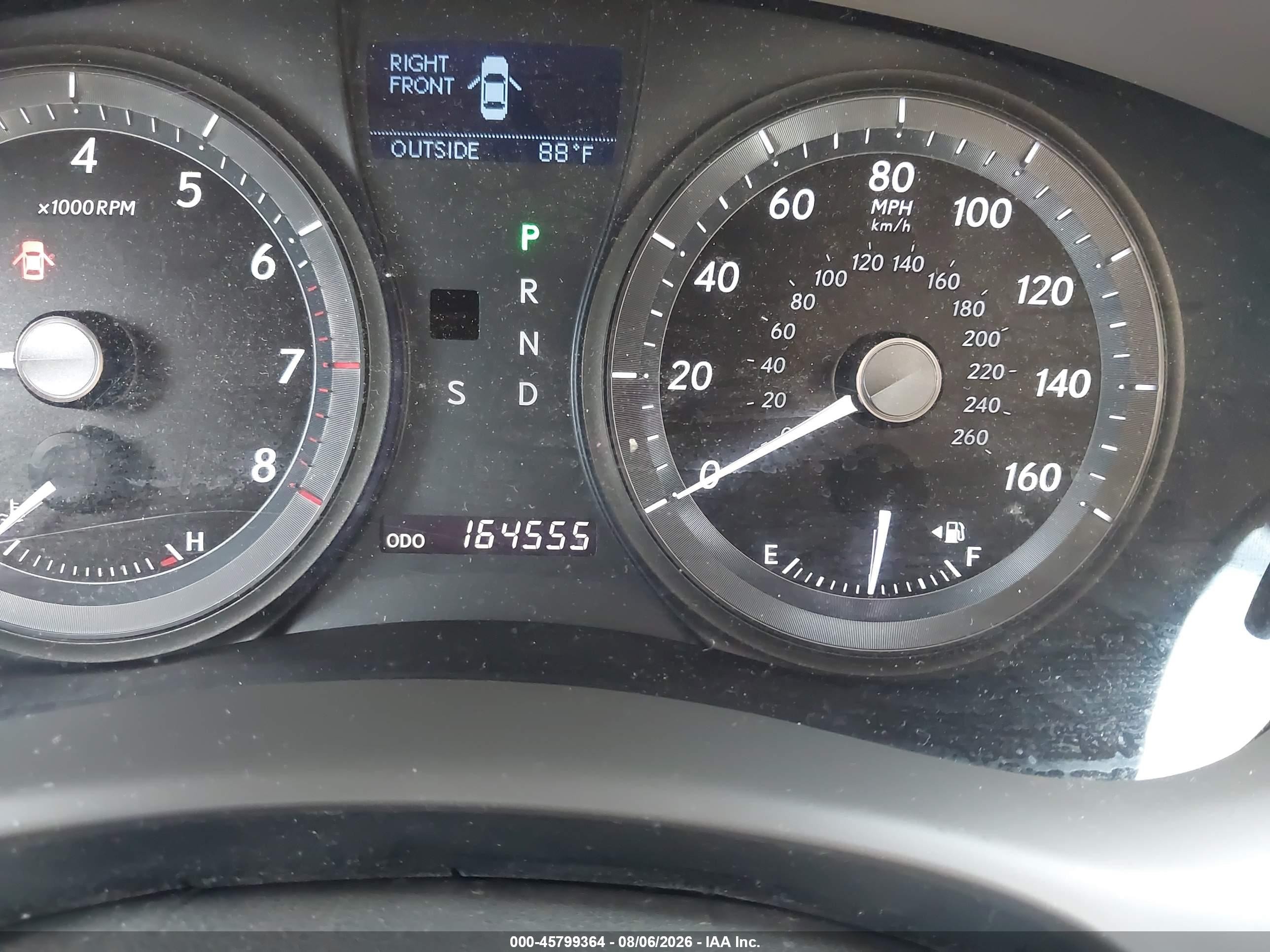 2008 Lexus Es 350 Black vin: JTHBJ46G282261467