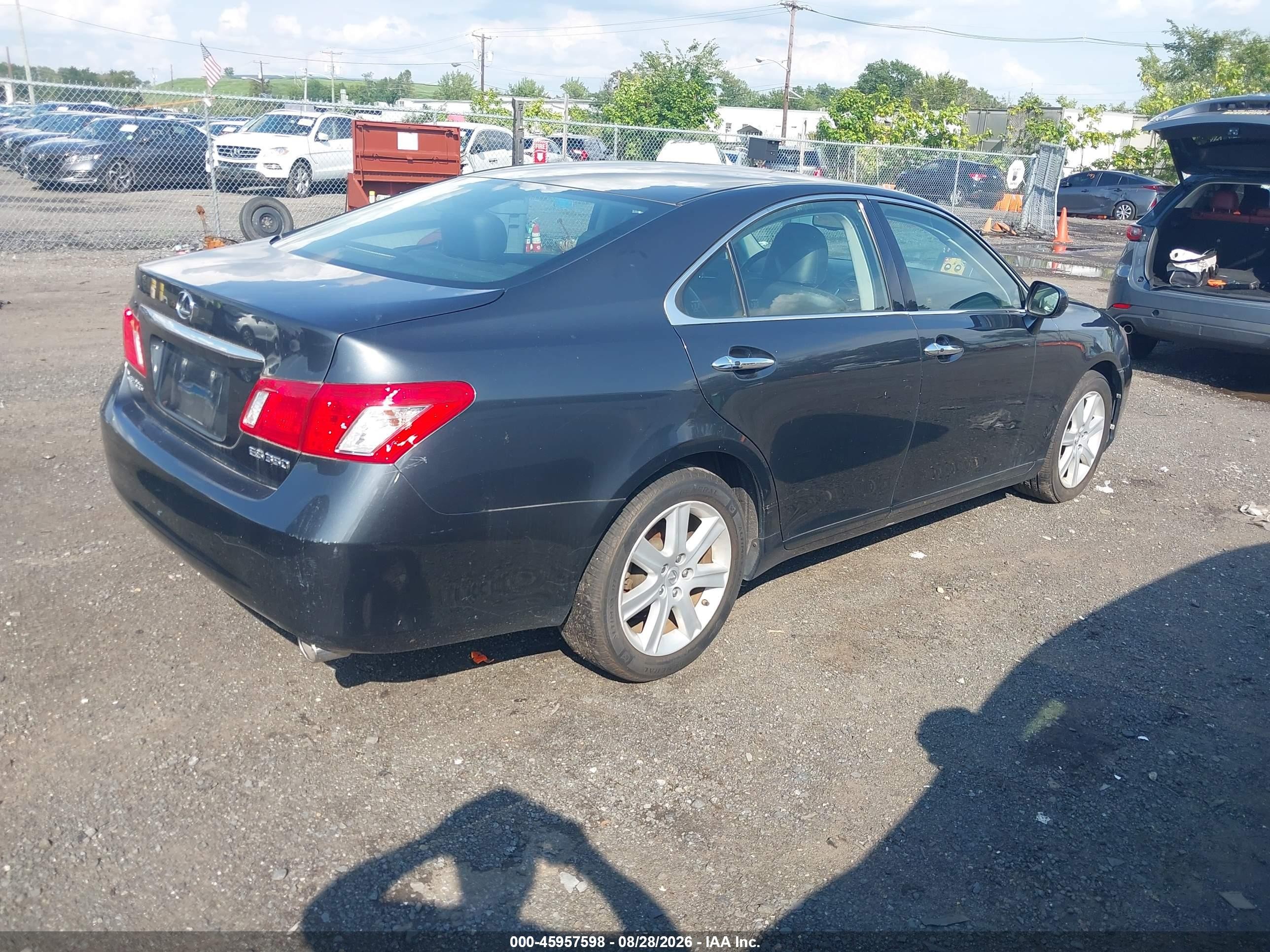 2008 Lexus Es 350   Gray vin: JTHBJ46G282271092
