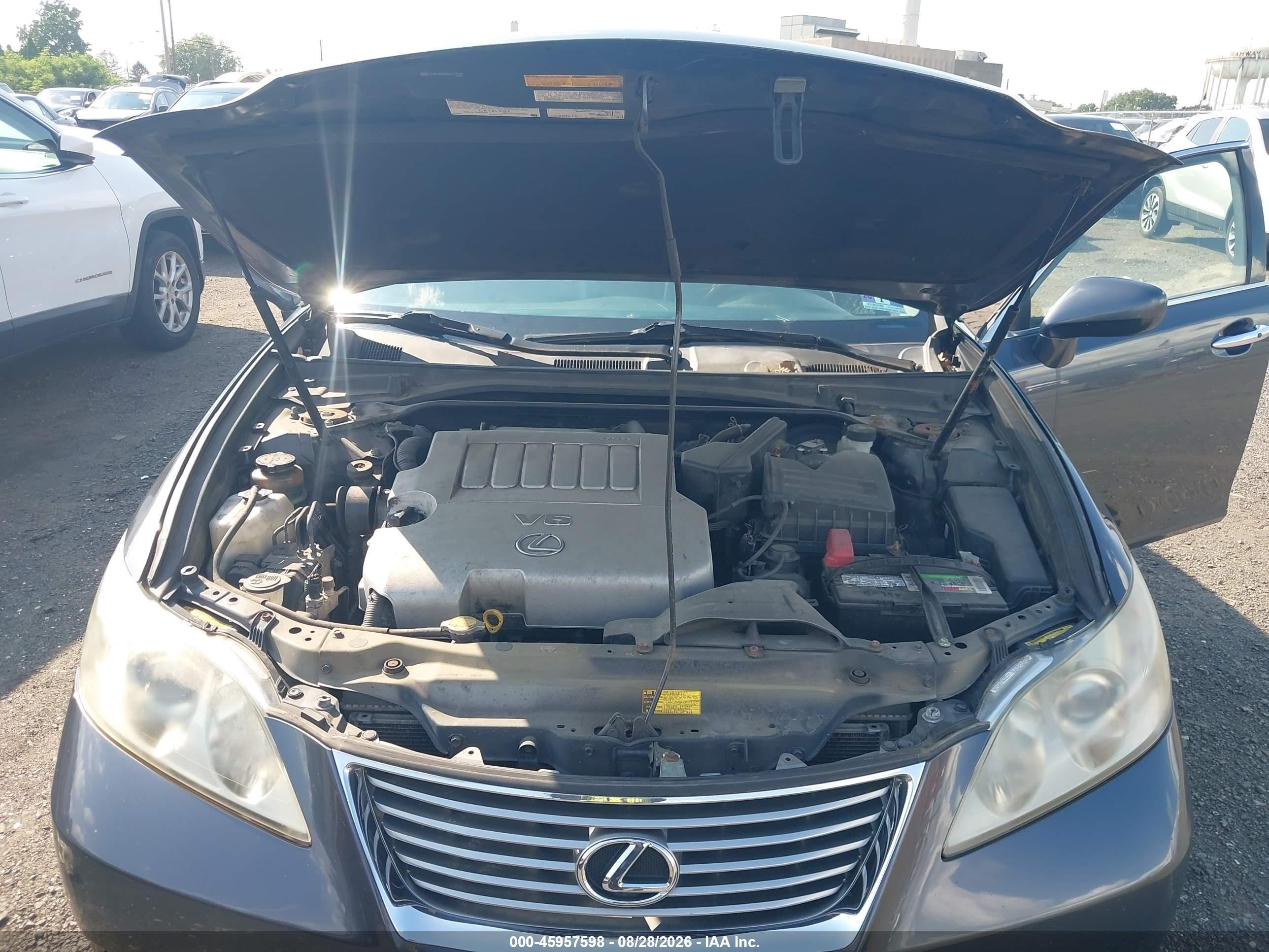 2008 Lexus Es 350   Gray vin: JTHBJ46G282271092