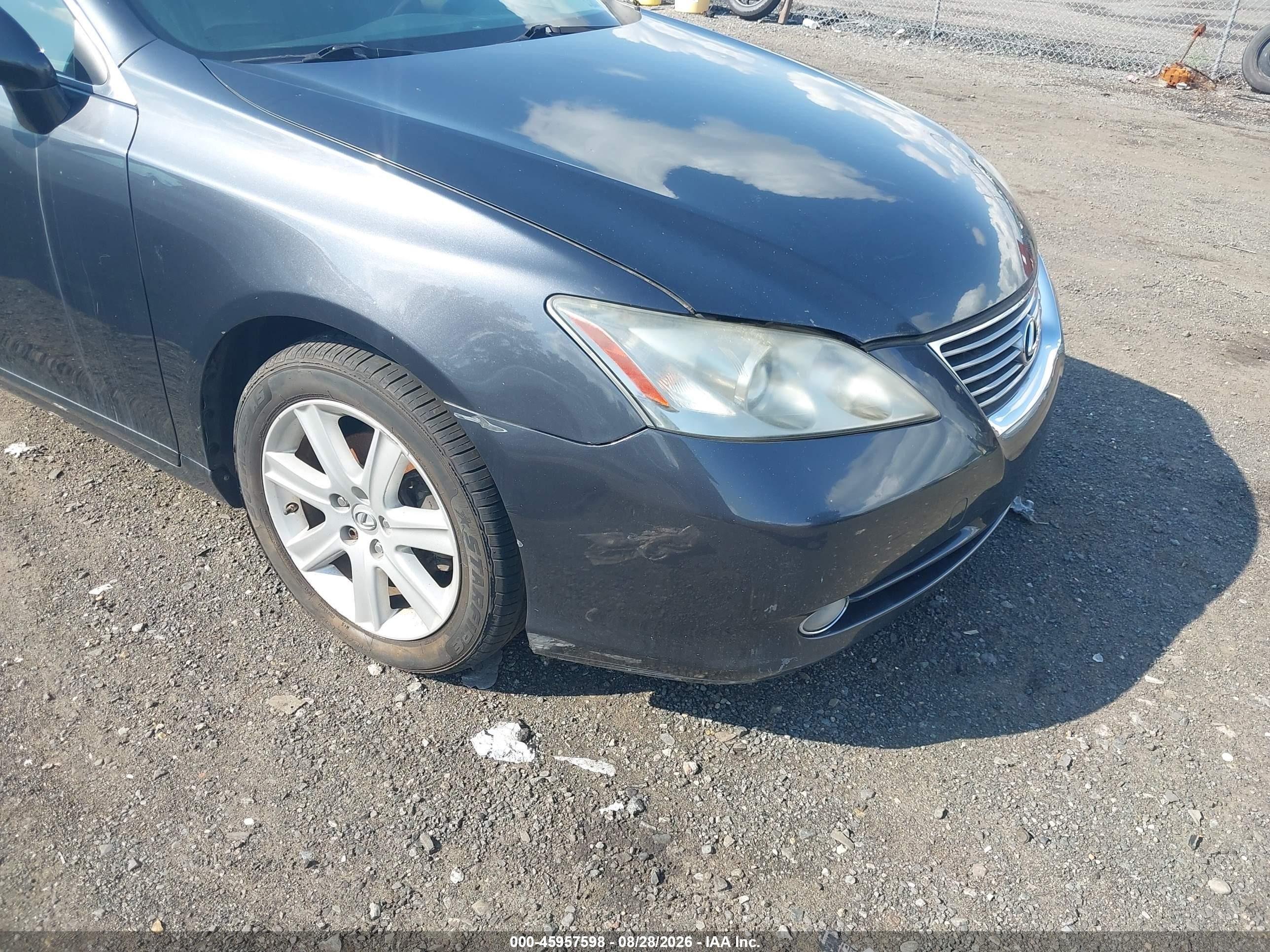 2008 Lexus Es 350   Gray vin: JTHBJ46G282271092