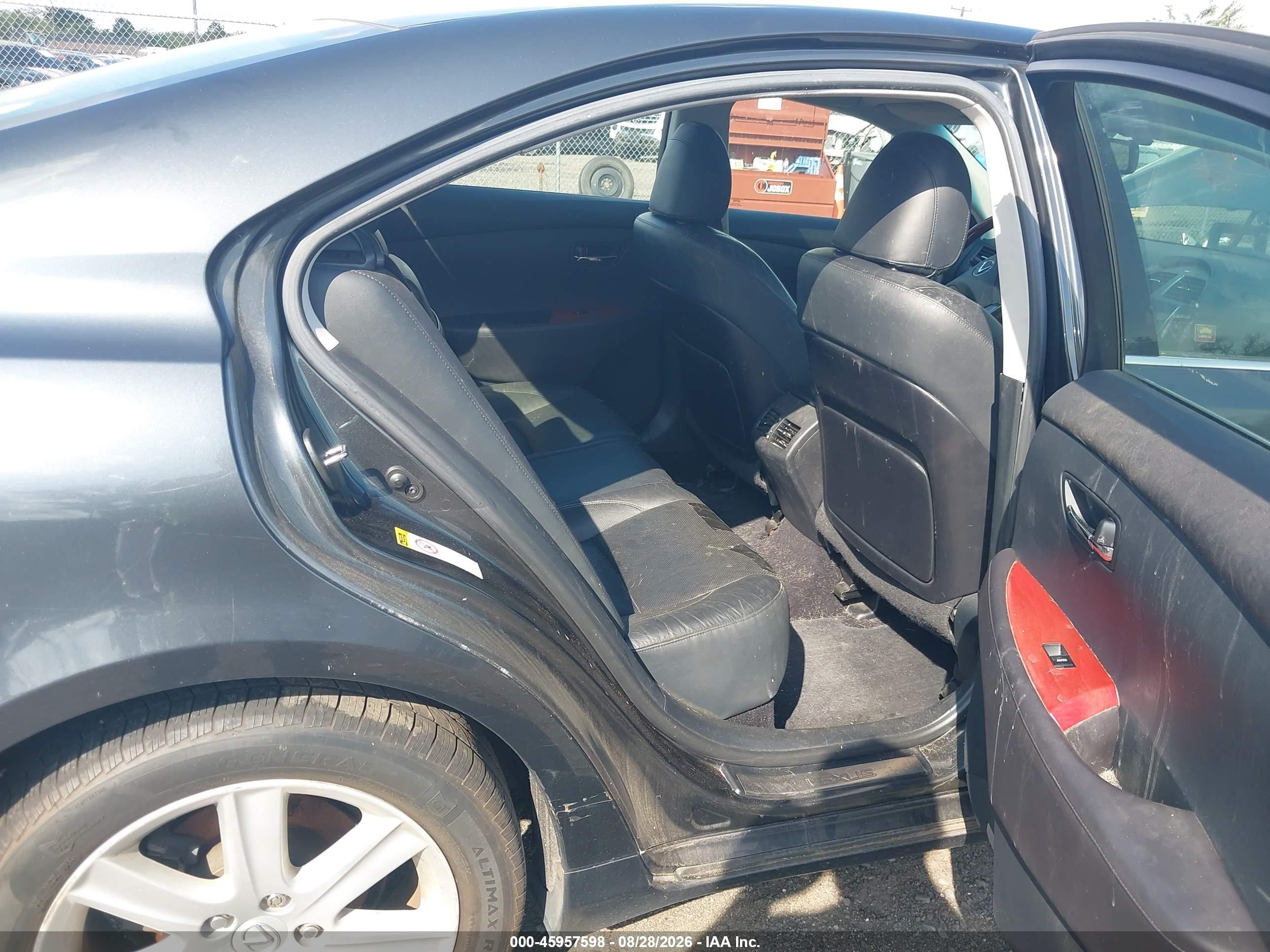2008 Lexus Es 350   Gray vin: JTHBJ46G282271092