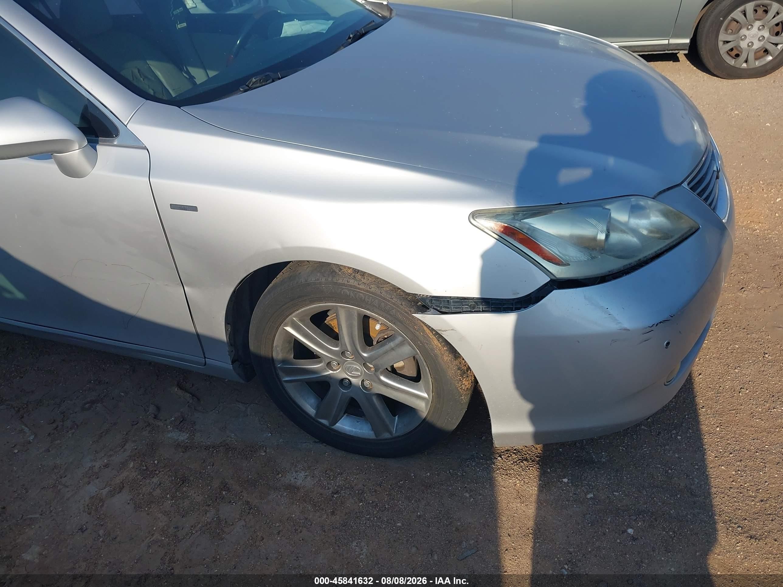 2009 Lexus Es 350   Серебряный vin: JTHBJ46G292282272