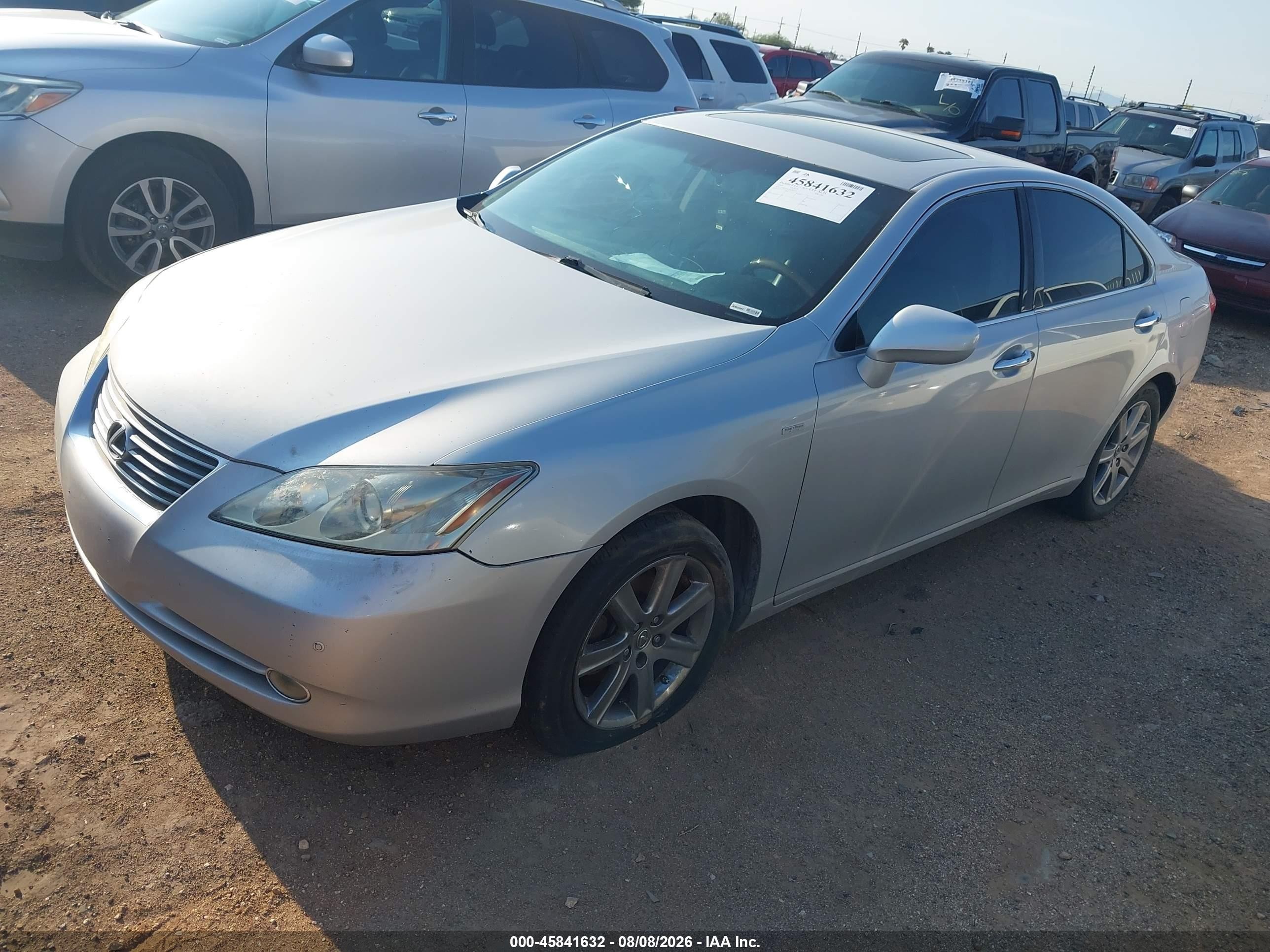 2009 Lexus Es 350   Серебряный vin: JTHBJ46G292282272