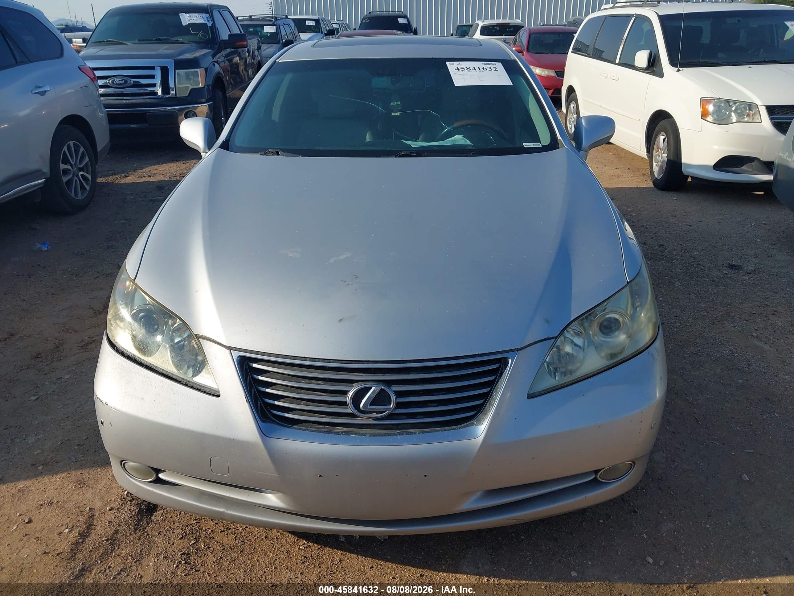 2009 Lexus Es 350   Серебряный vin: JTHBJ46G292282272