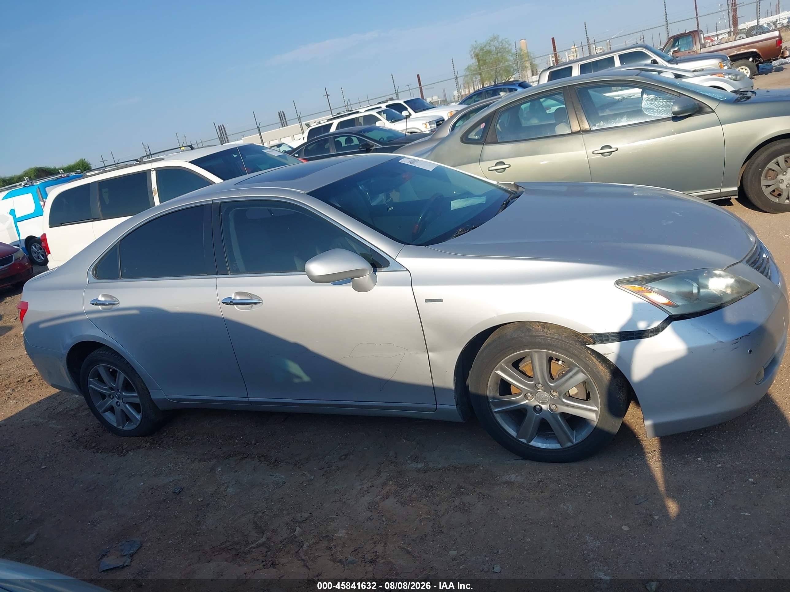 2009 Lexus Es 350   Серебряный vin: JTHBJ46G292282272