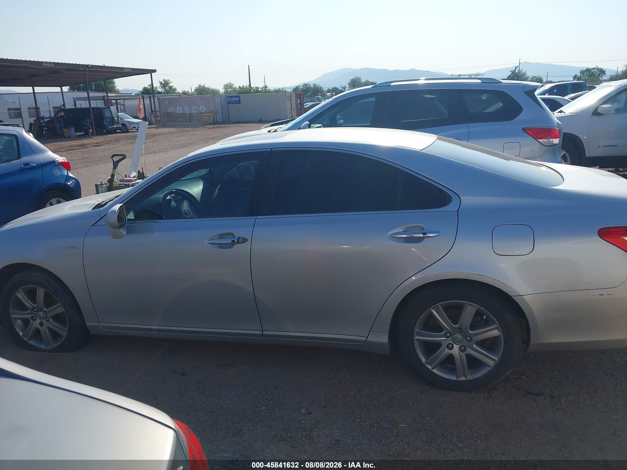 2009 Lexus Es 350   Серебряный vin: JTHBJ46G292282272