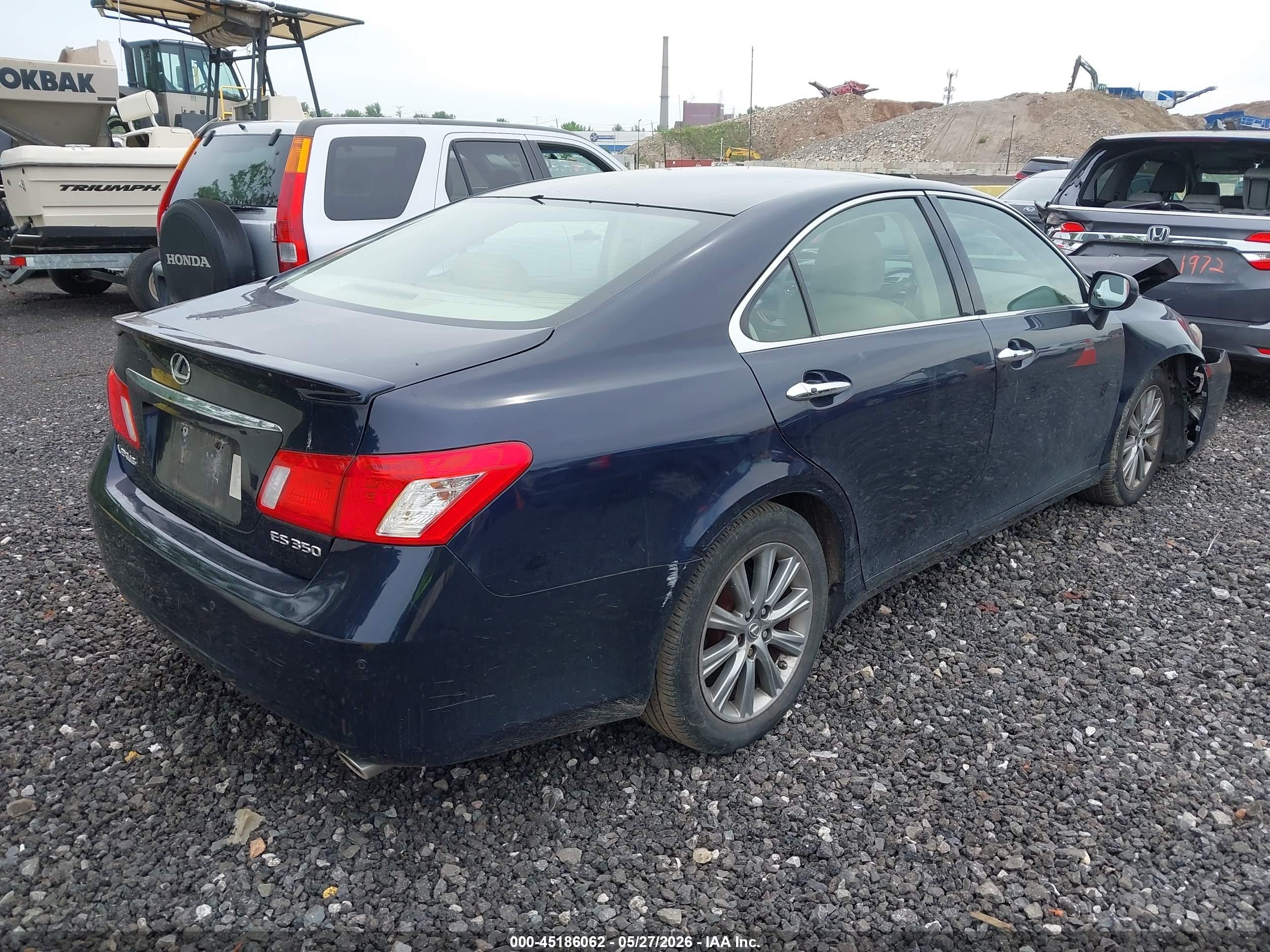 2009 Lexus Es 350   Dark Blue vin: JTHBJ46G292286015