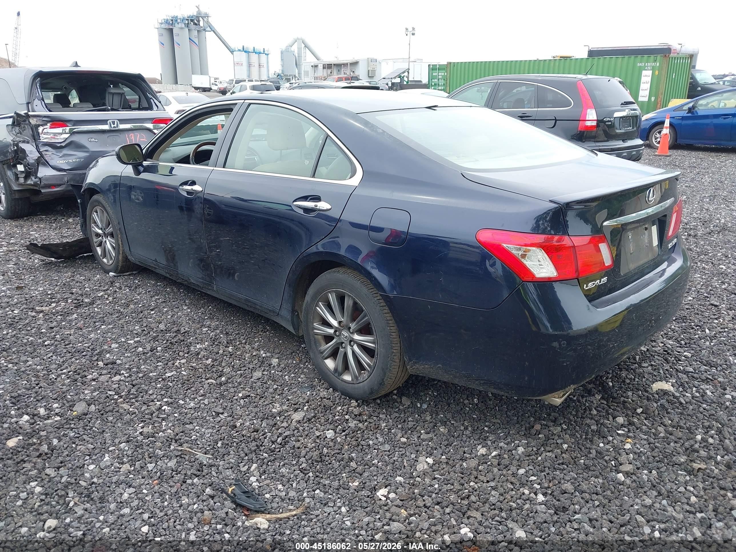 2009 Lexus Es 350   Dark Blue vin: JTHBJ46G292286015