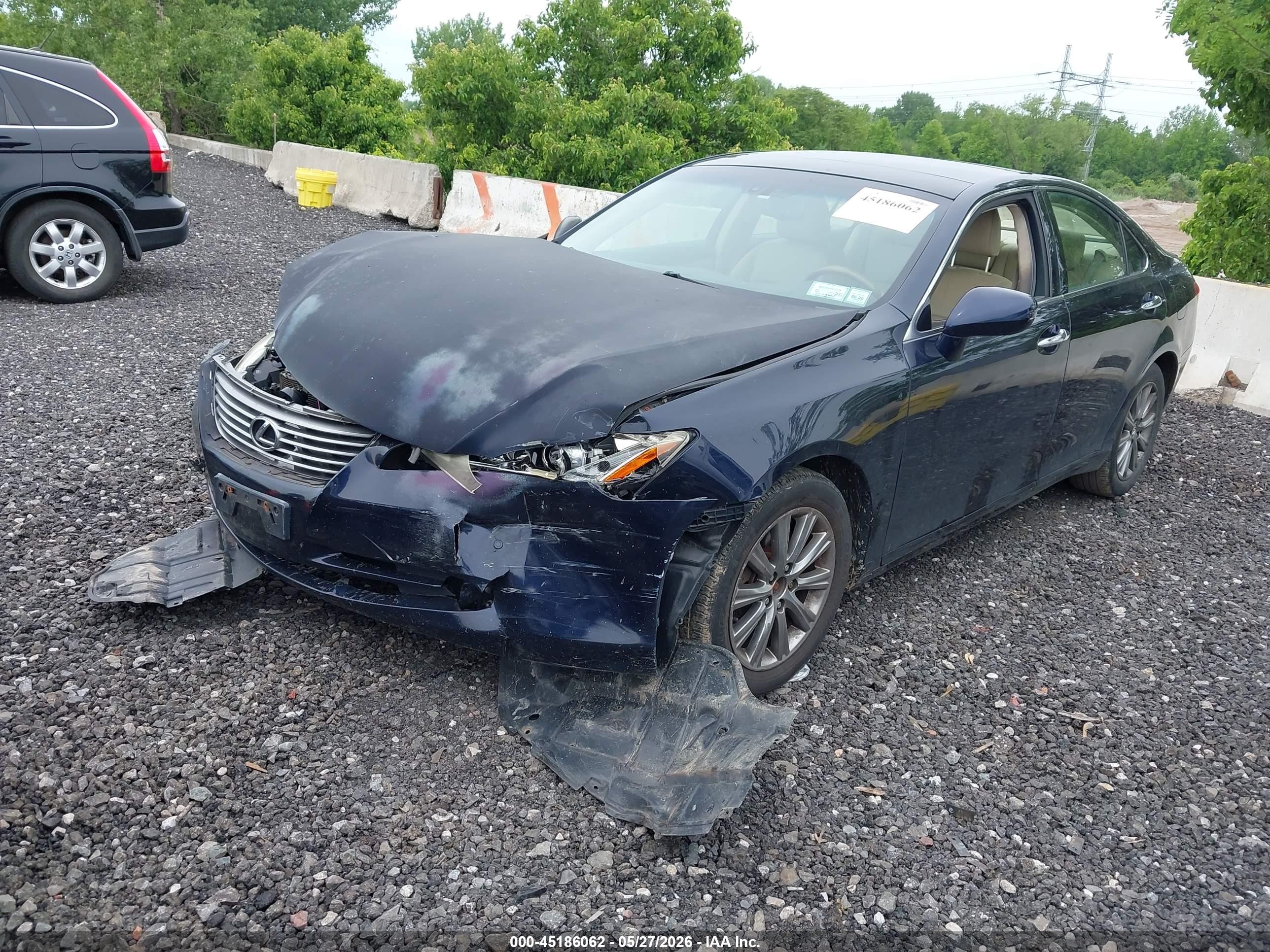 2009 Lexus Es 350   Dark Blue vin: JTHBJ46G292286015