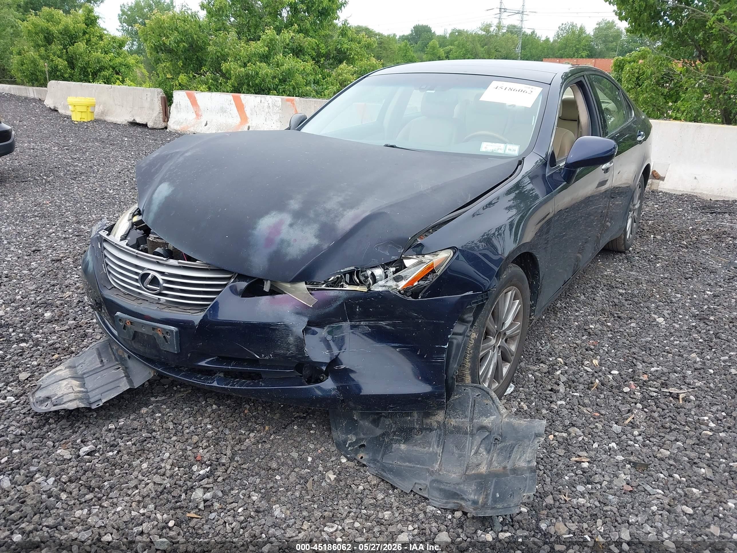 2009 Lexus Es 350   Dark Blue vin: JTHBJ46G292286015