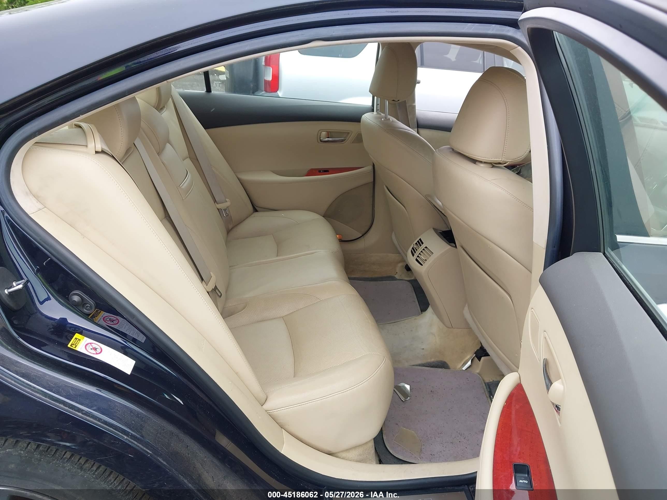 2009 Lexus Es 350   Dark Blue vin: JTHBJ46G292286015