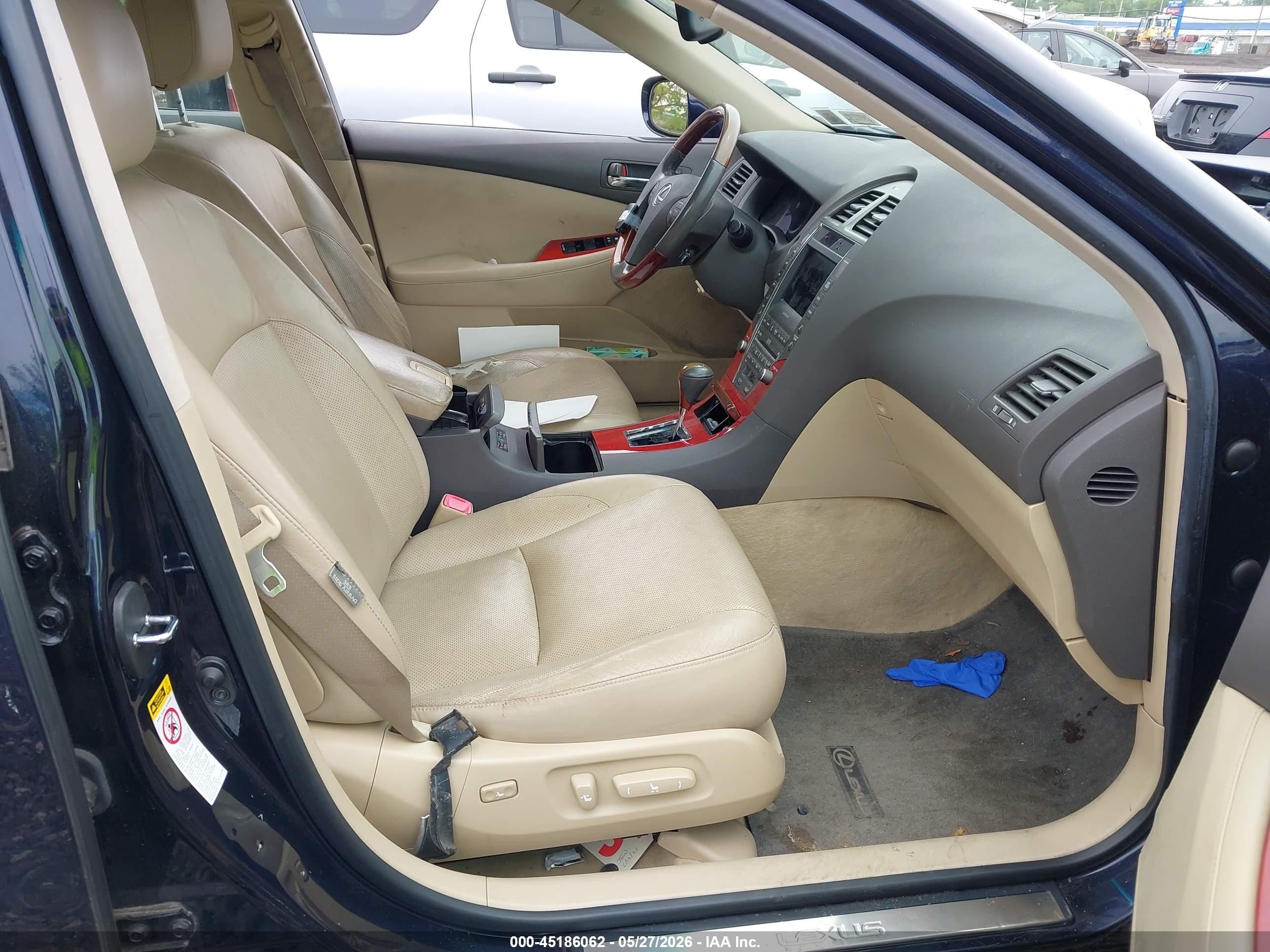 2009 Lexus Es 350   Dark Blue vin: JTHBJ46G292286015
