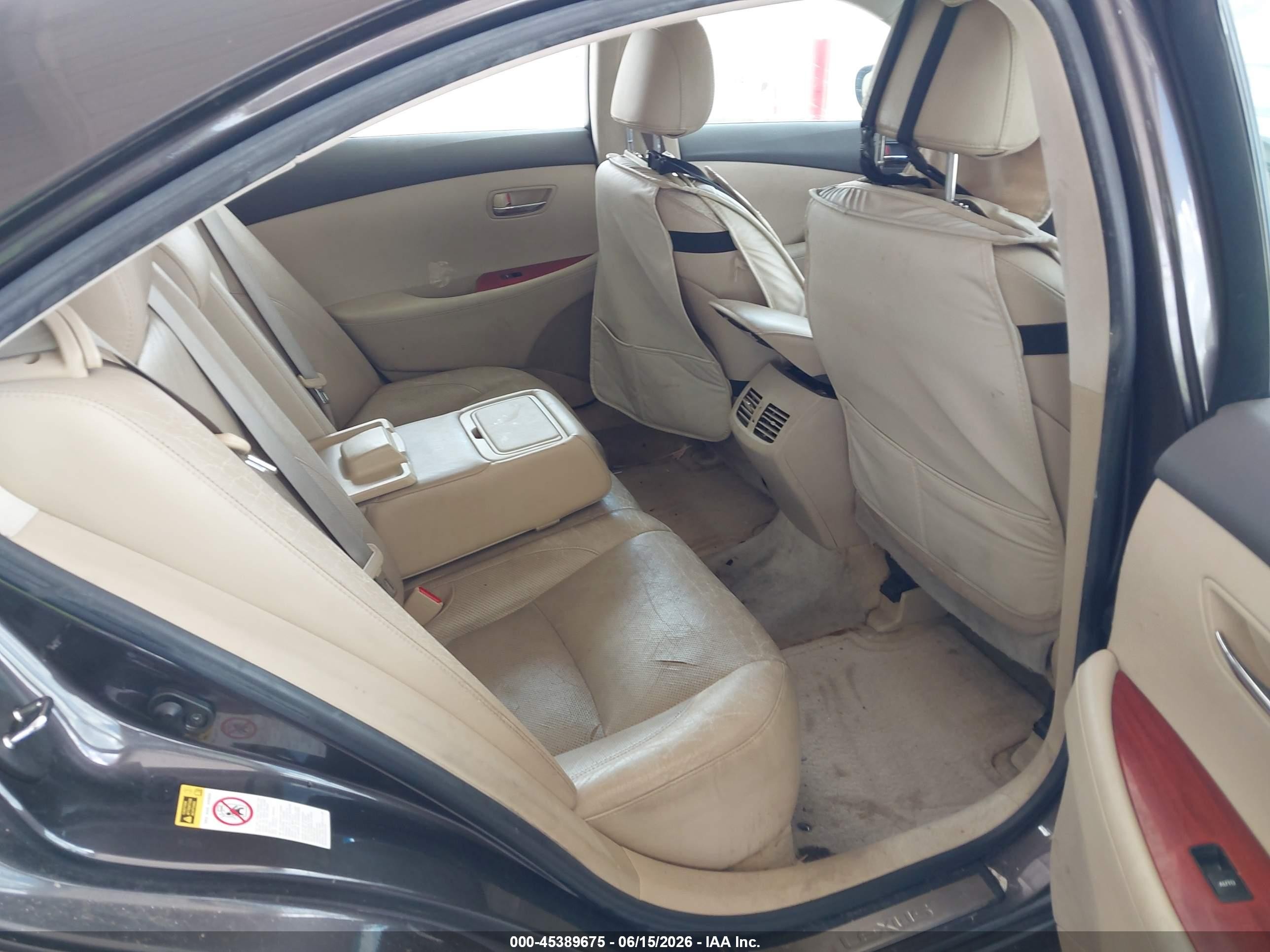 2009 Lexus Es 350 Gray vin: JTHBJ46G292288900