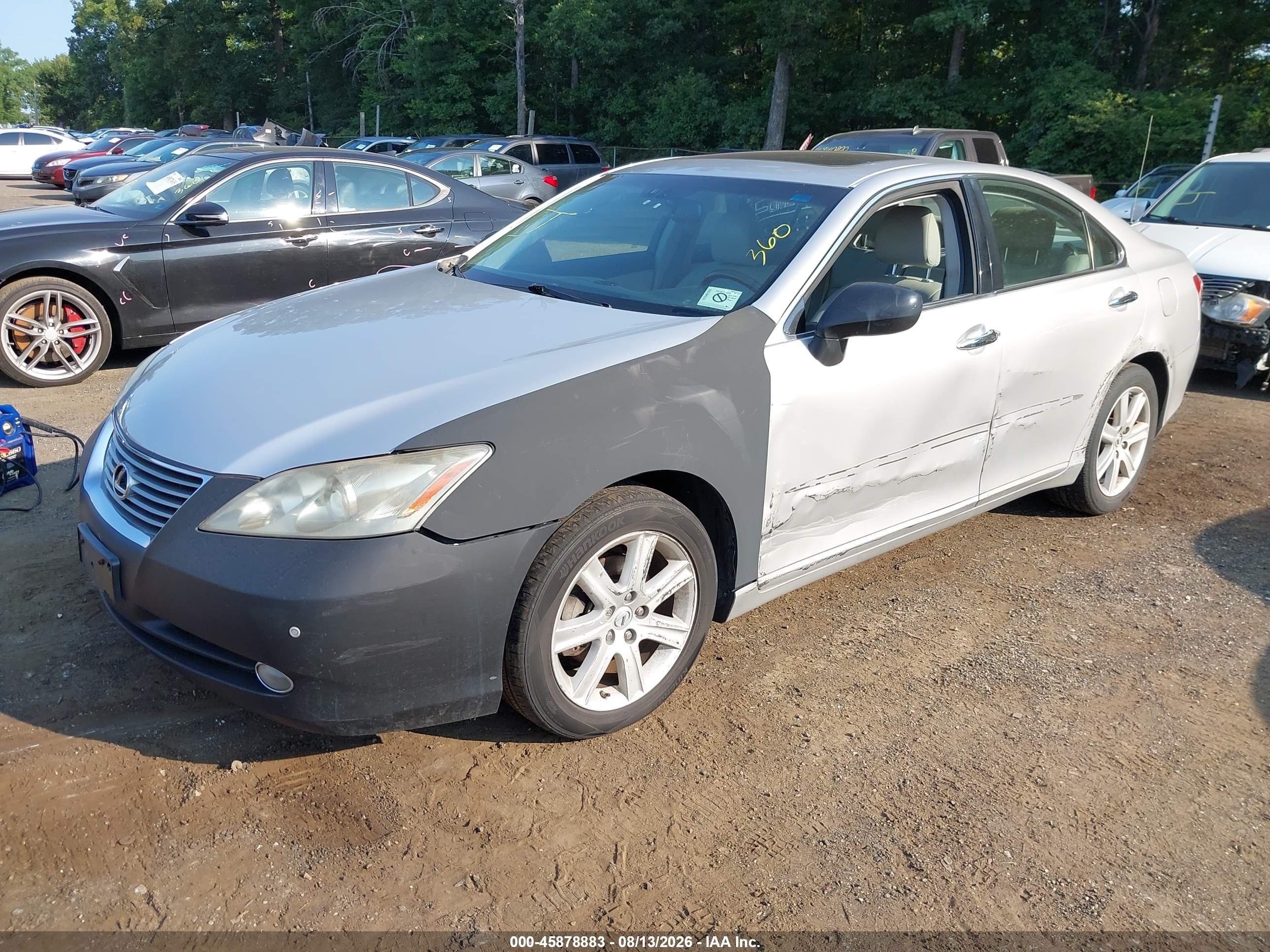 2009 Lexus Es 350   Silver vin: JTHBJ46G292296172