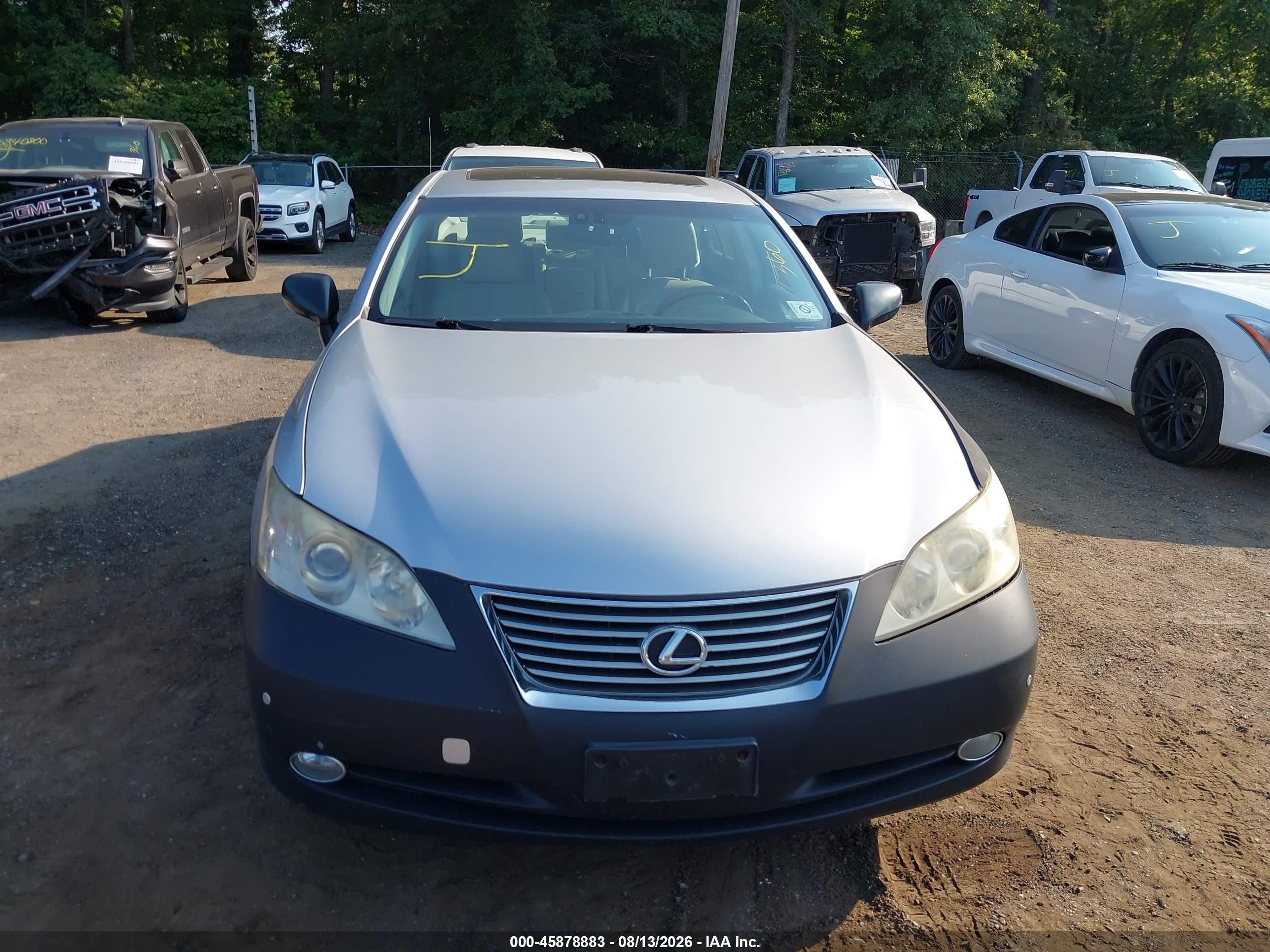 2009 Lexus Es 350   Silver vin: JTHBJ46G292296172