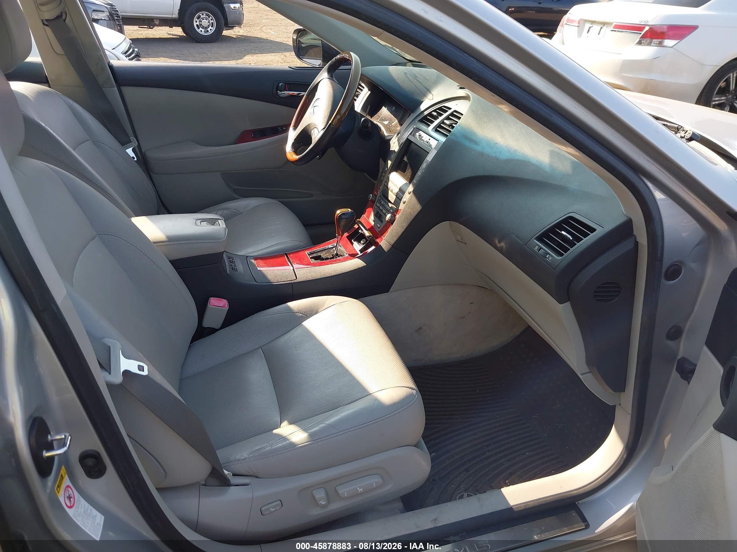 2009 Lexus Es 350   Silver vin: JTHBJ46G292296172