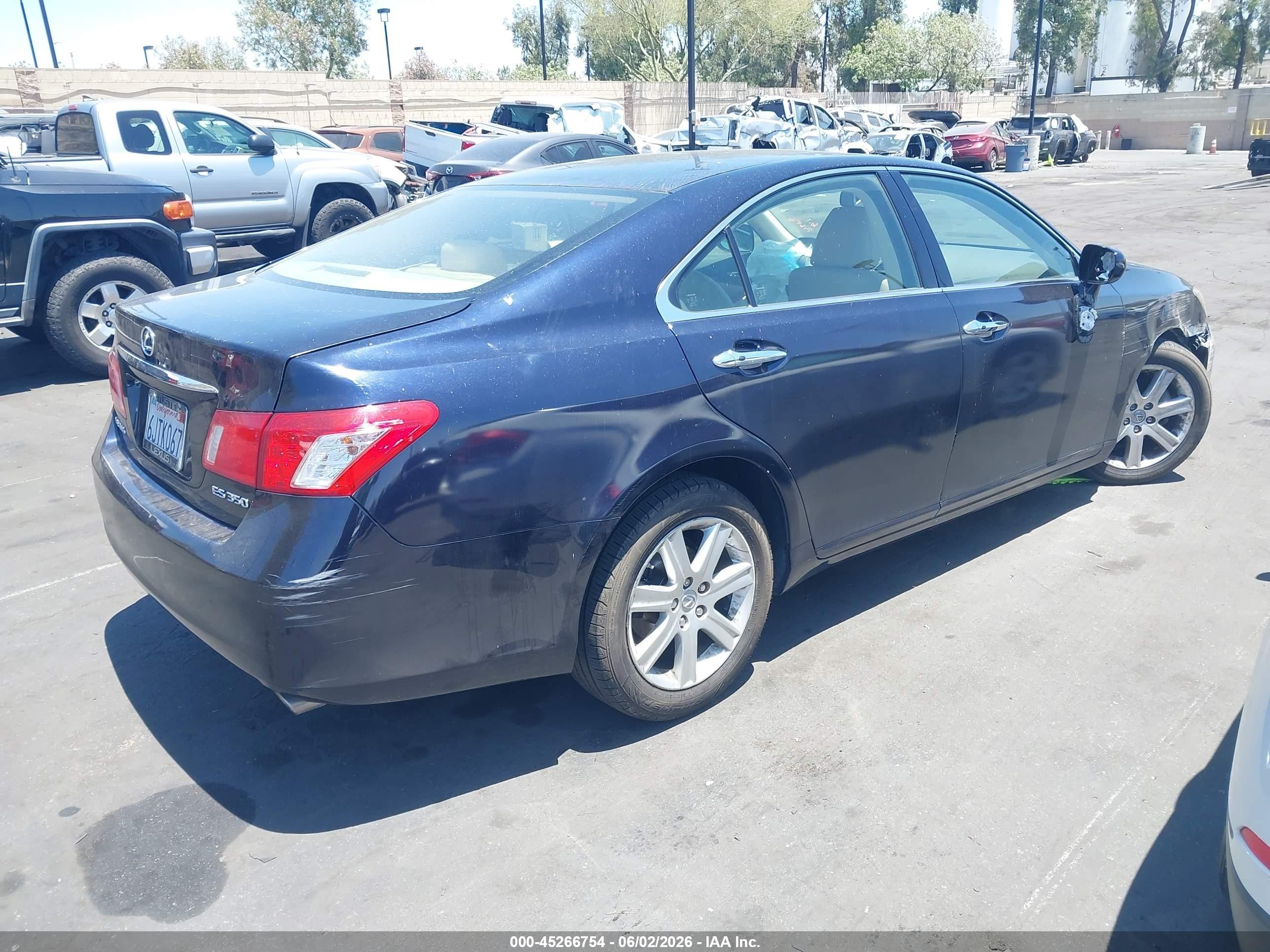 2009 Lexus Es 350   Blue vin: JTHBJ46G292329011