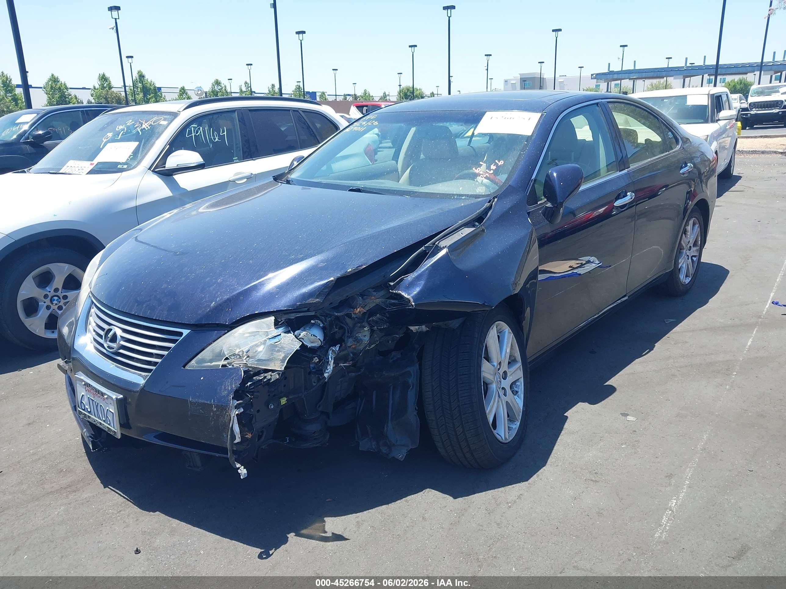 2009 Lexus Es 350   Blue vin: JTHBJ46G292329011
