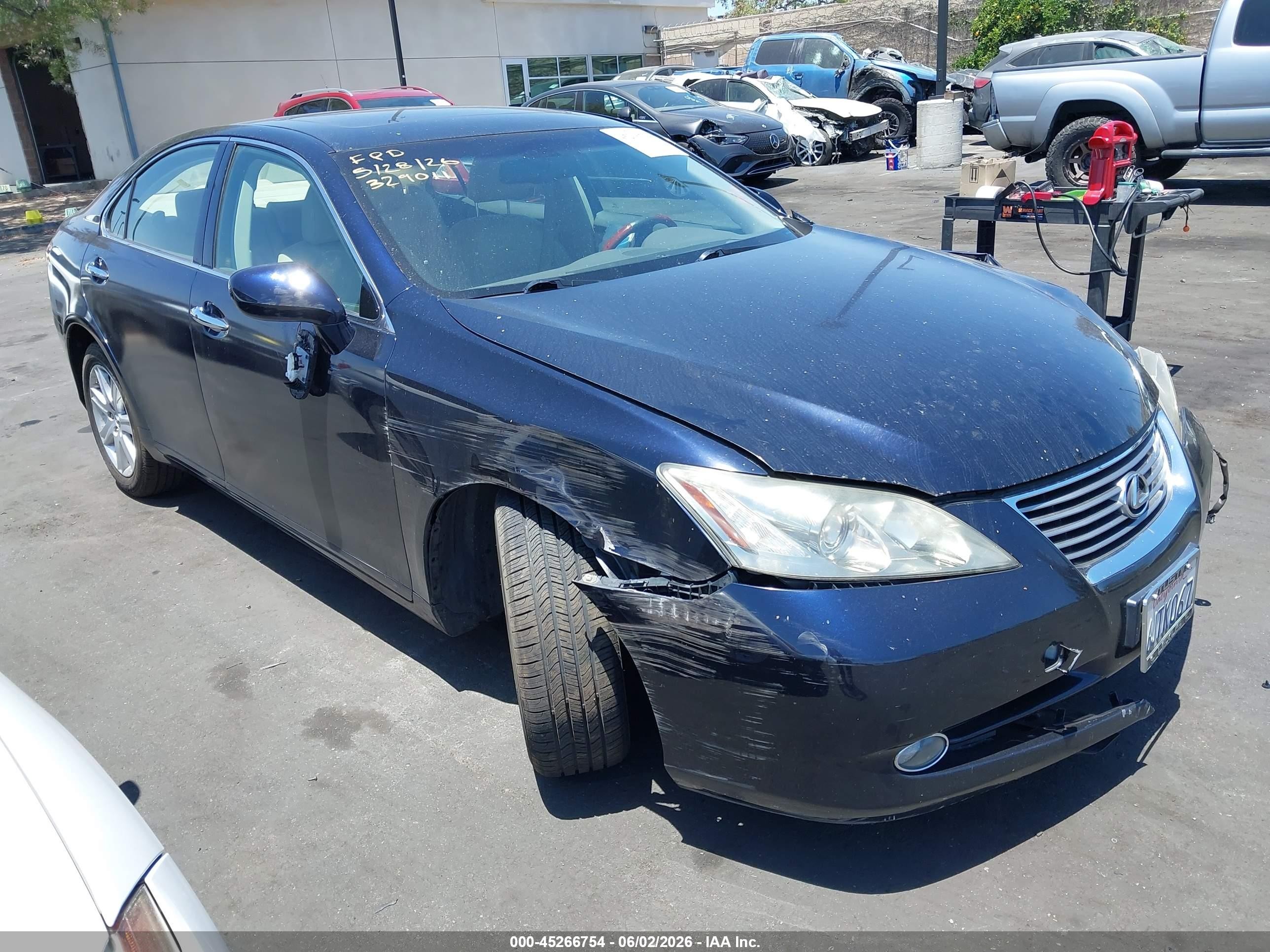 2009 Lexus Es 350   Blue vin: JTHBJ46G292329011