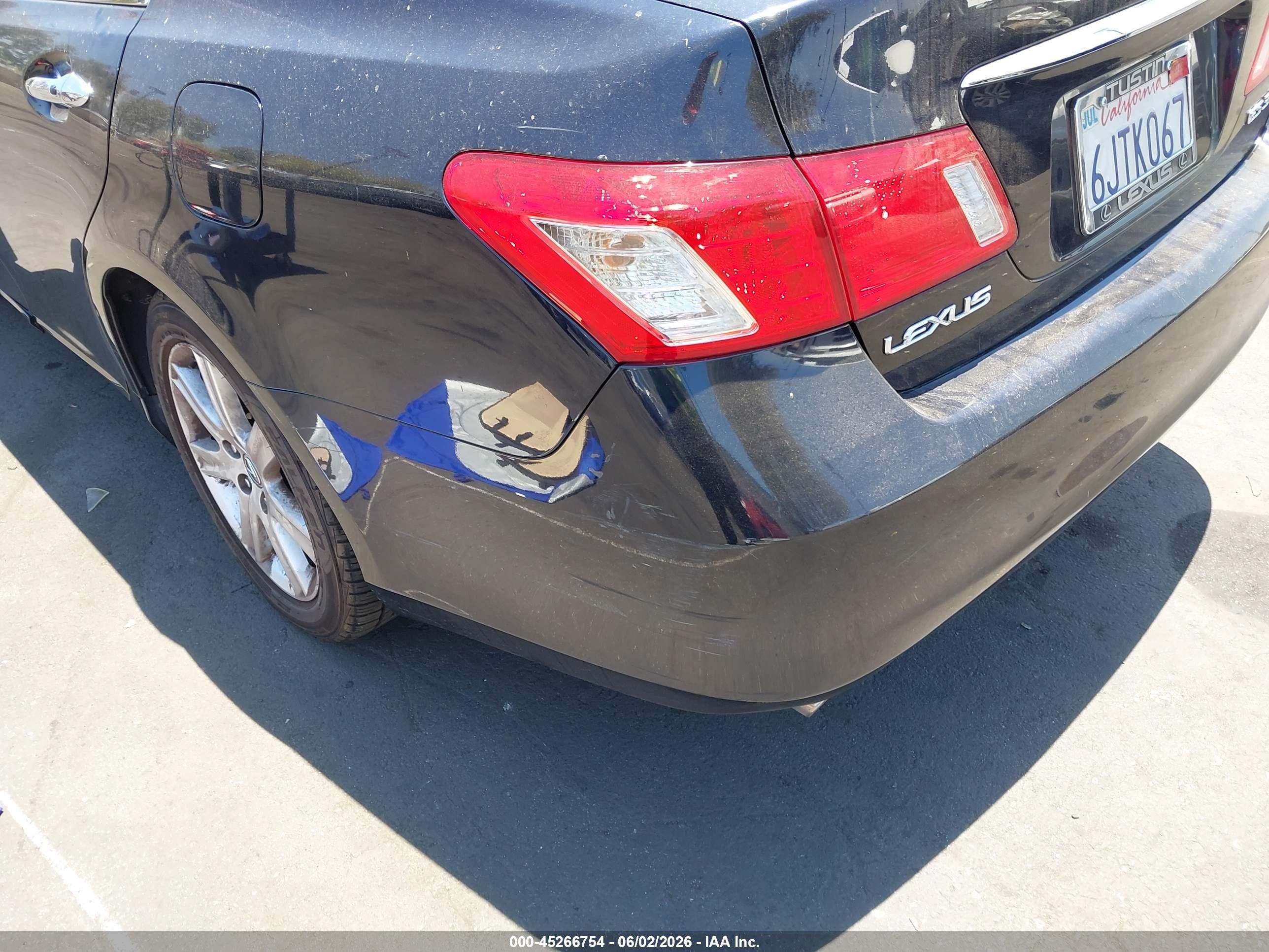 2009 Lexus Es 350   Blue vin: JTHBJ46G292329011