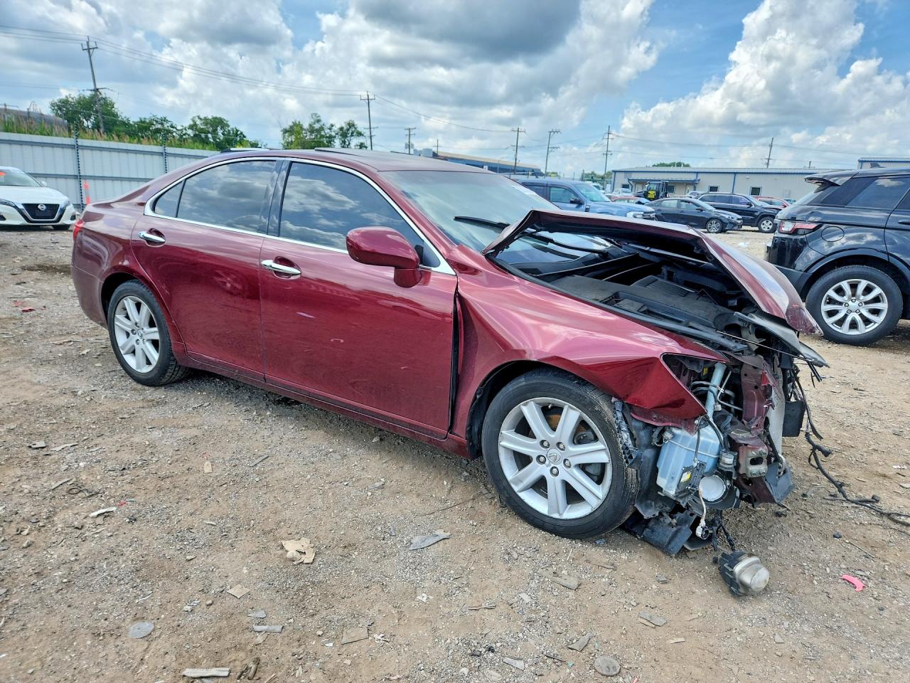 2007 Lexus Es 350 Red vin: JTHBJ46G372004932