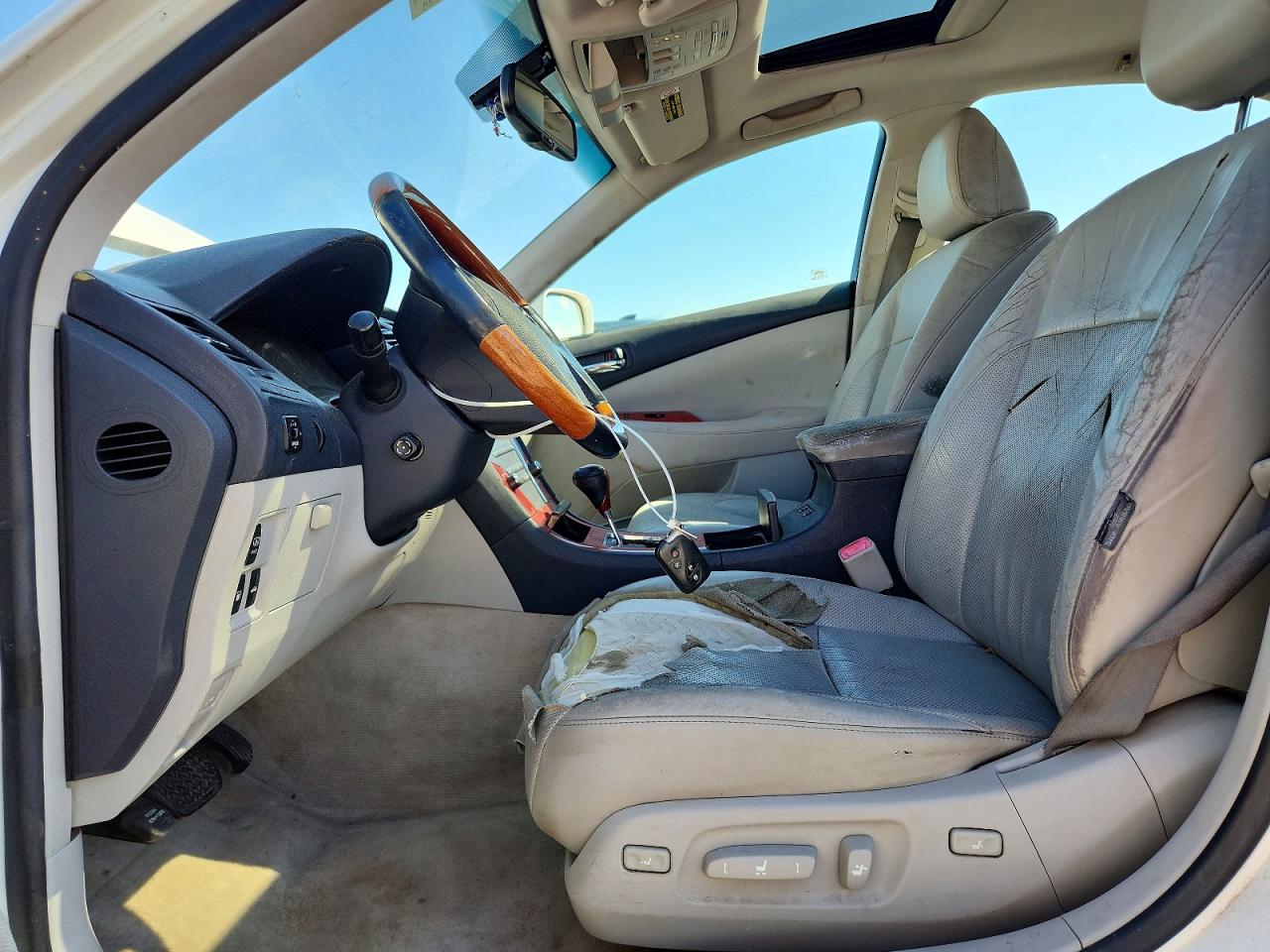 2007 Lexus Es 350 Белый vin: JTHBJ46G372008379