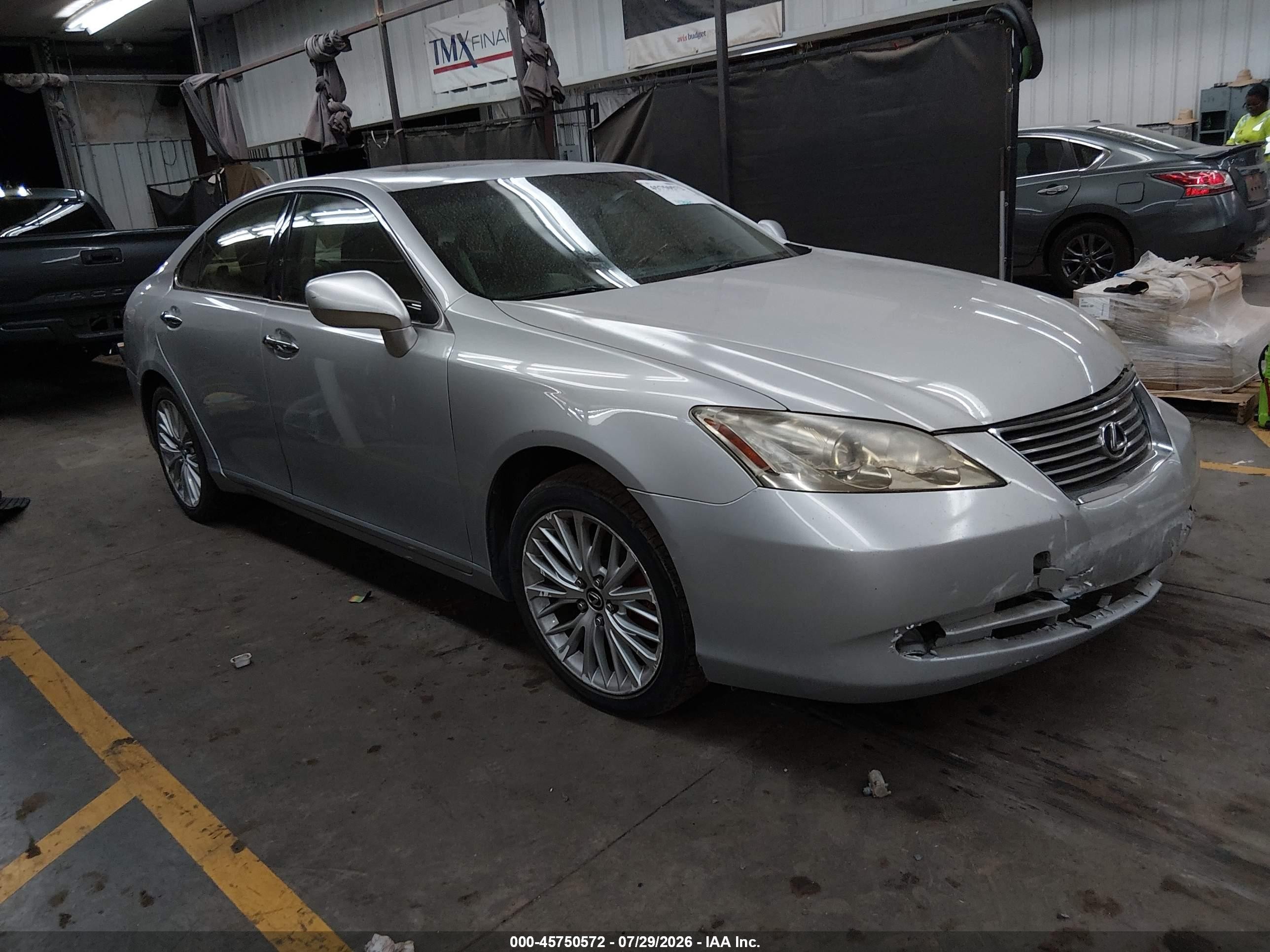2007 Lexus Es 350   Серебряный vin: JTHBJ46G372022766