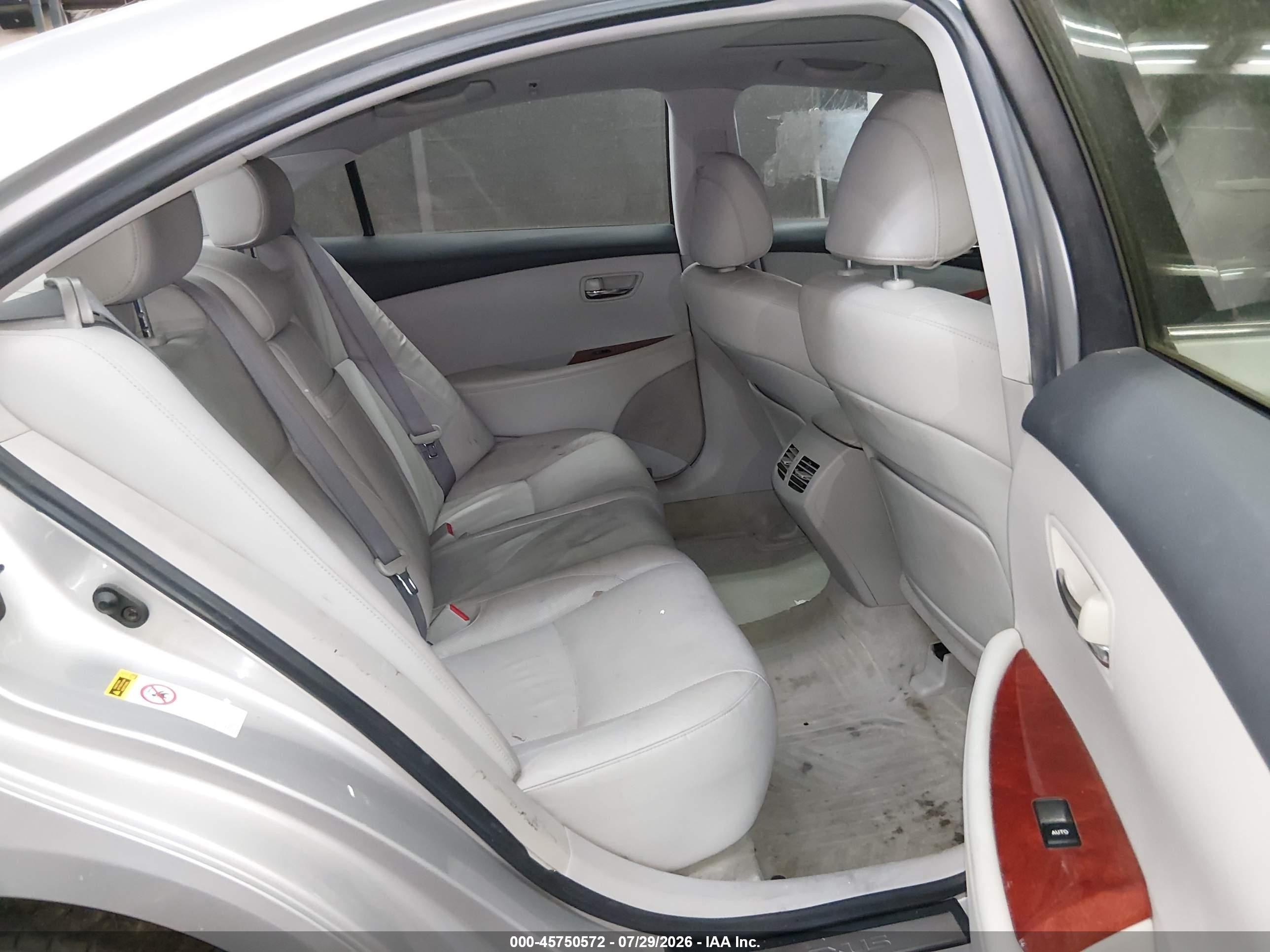2007 Lexus Es 350   Silver vin: JTHBJ46G372022766