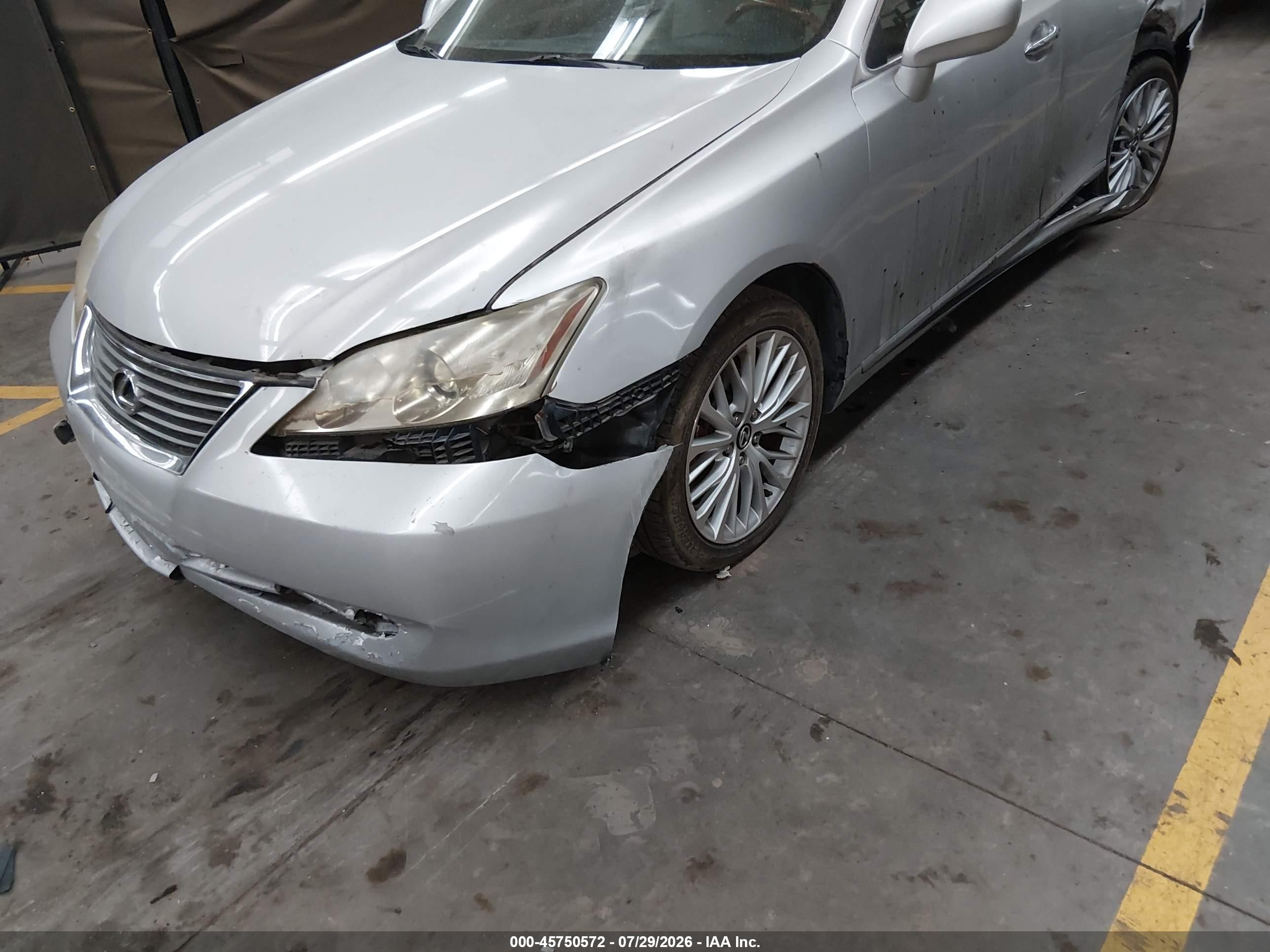 2007 Lexus Es 350   Silver vin: JTHBJ46G372022766