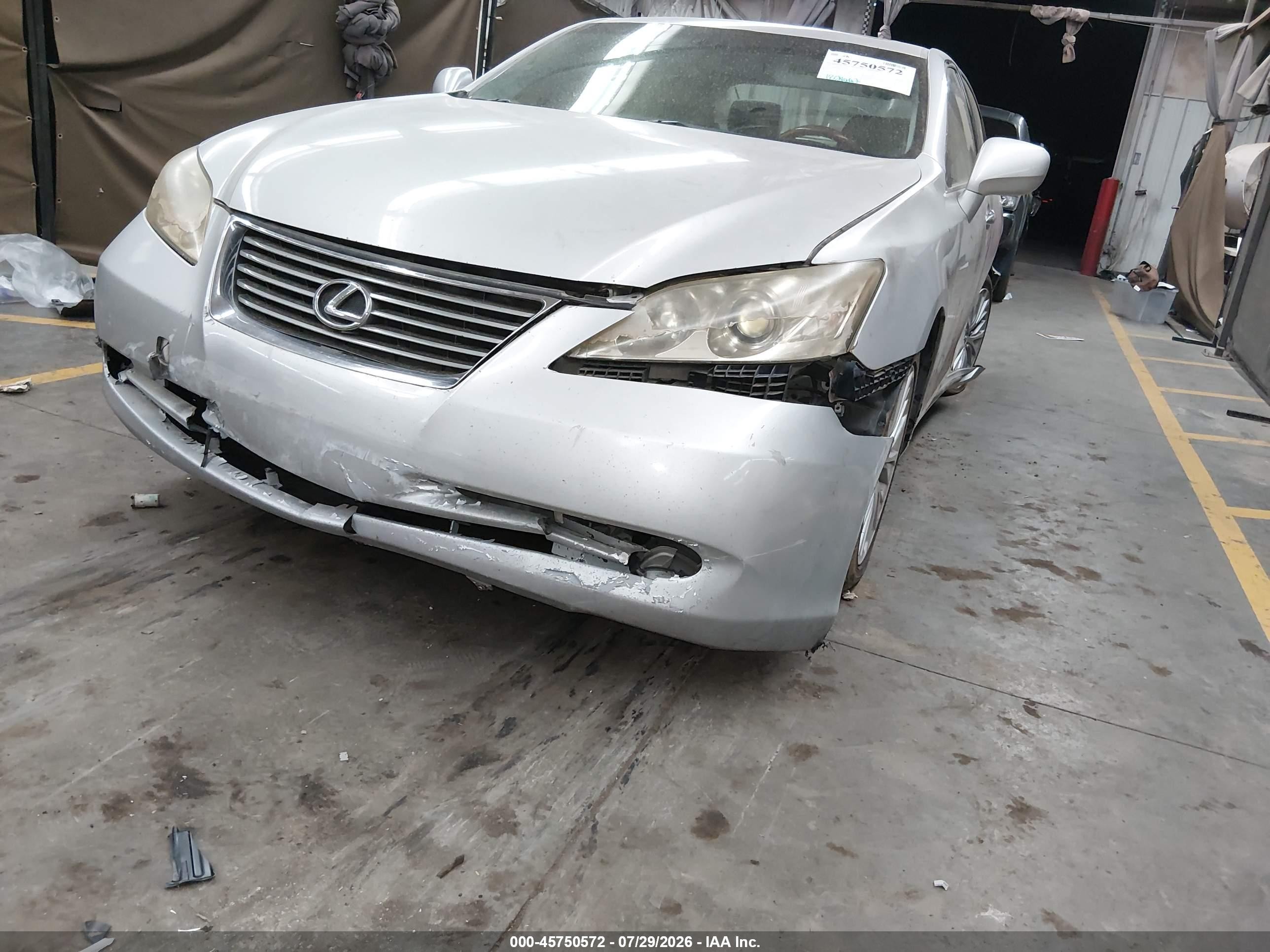 2007 Lexus Es 350   Silver vin: JTHBJ46G372022766