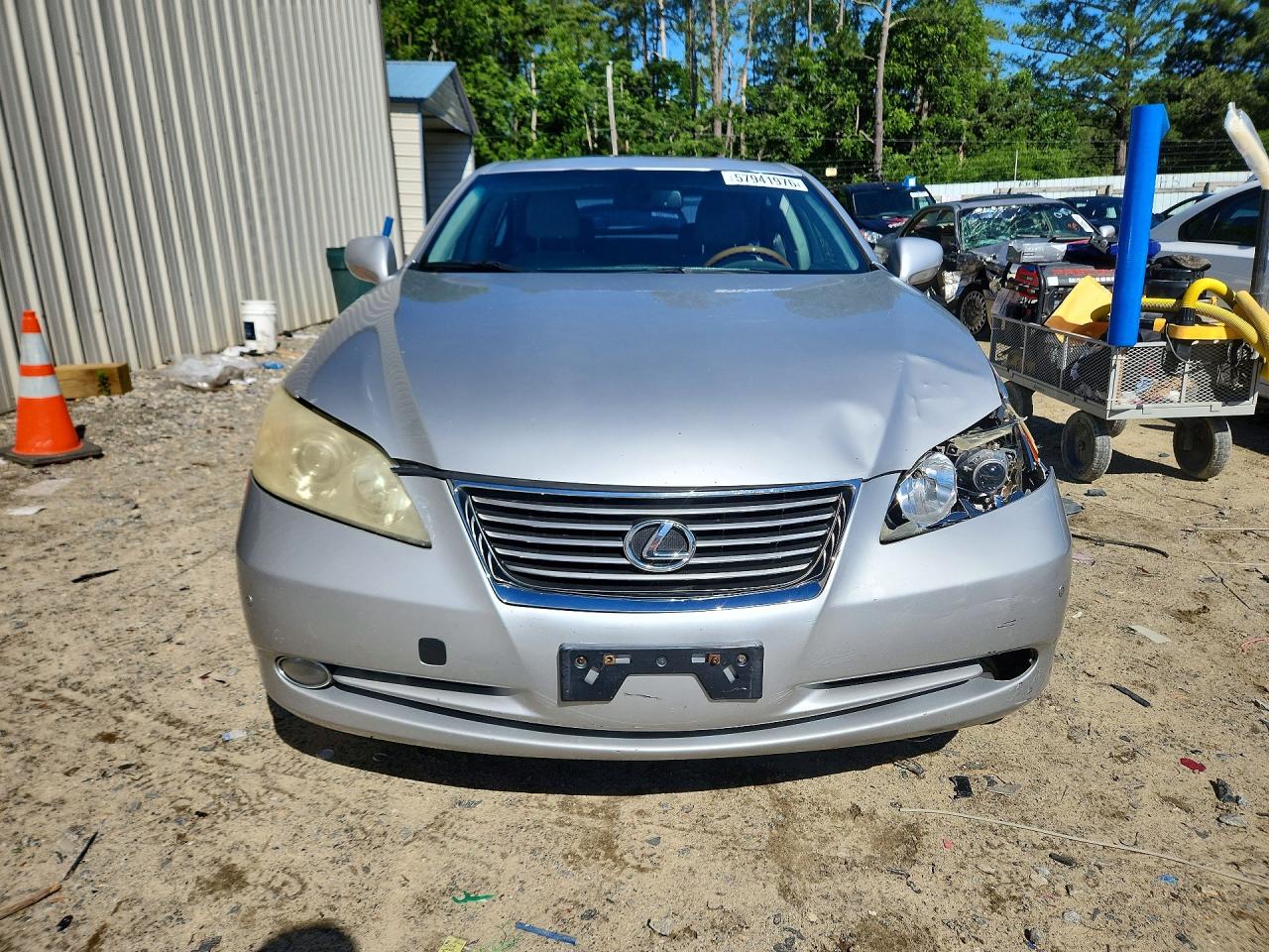 2007 Lexus Es 350 Silver vin: JTHBJ46G372032164