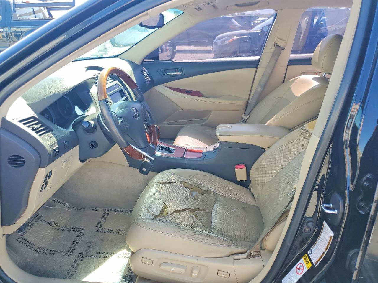 2007 Lexus Es 350 Черный vin: JTHBJ46G372032777