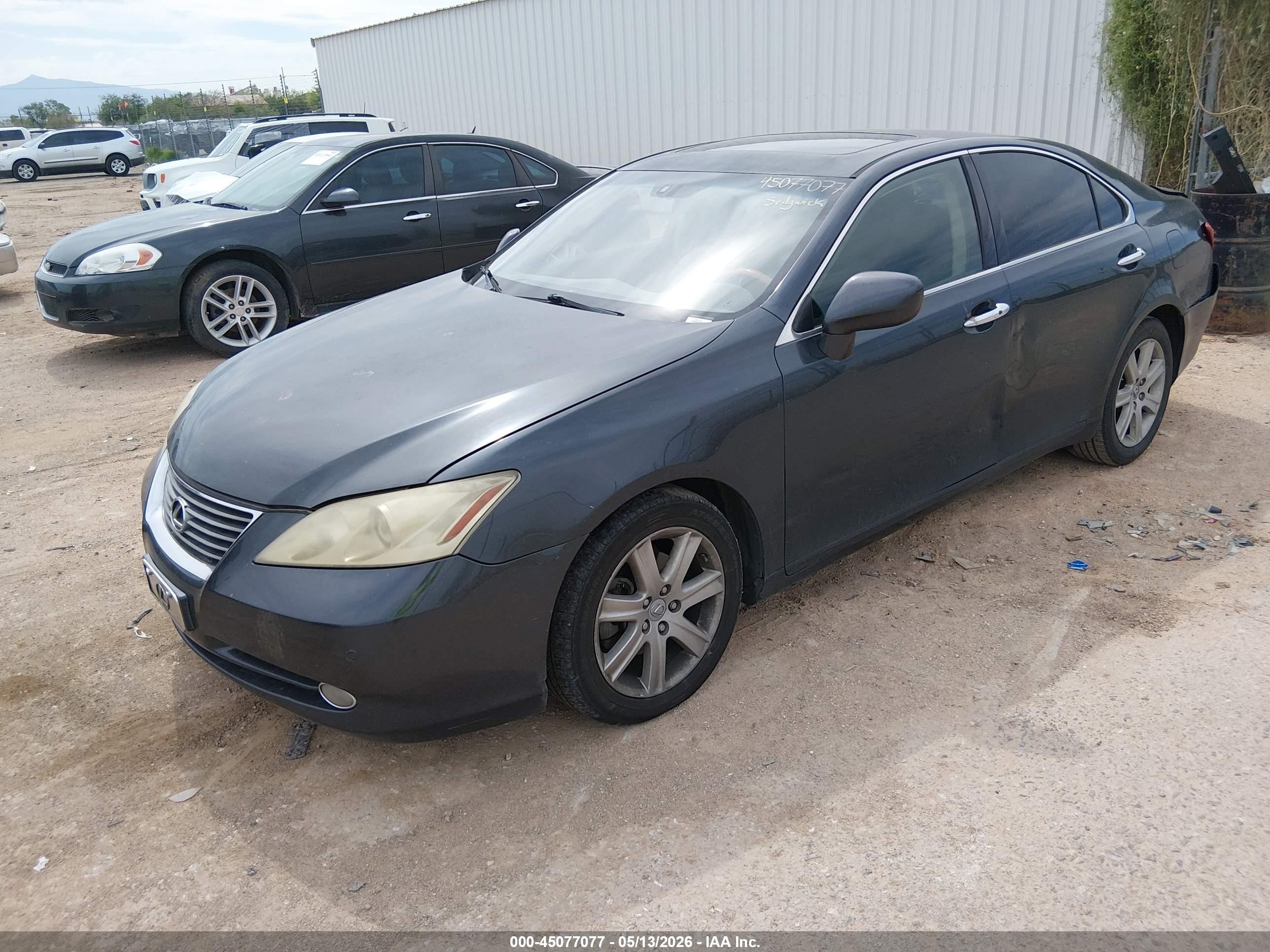 2007 Lexus Es 350   Black vin: JTHBJ46G372046047