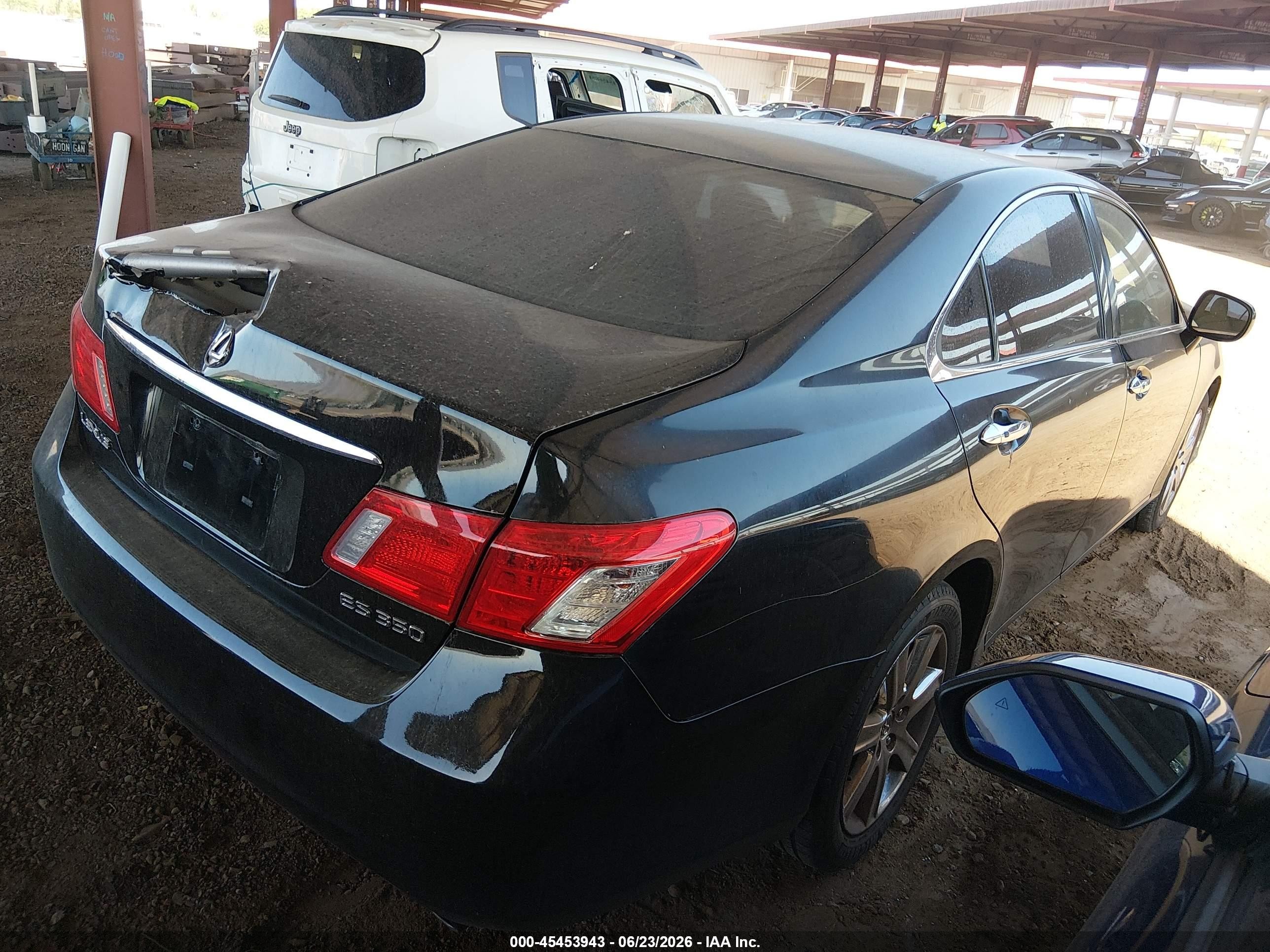2007 Lexus Es 350   Black vin: JTHBJ46G372049742