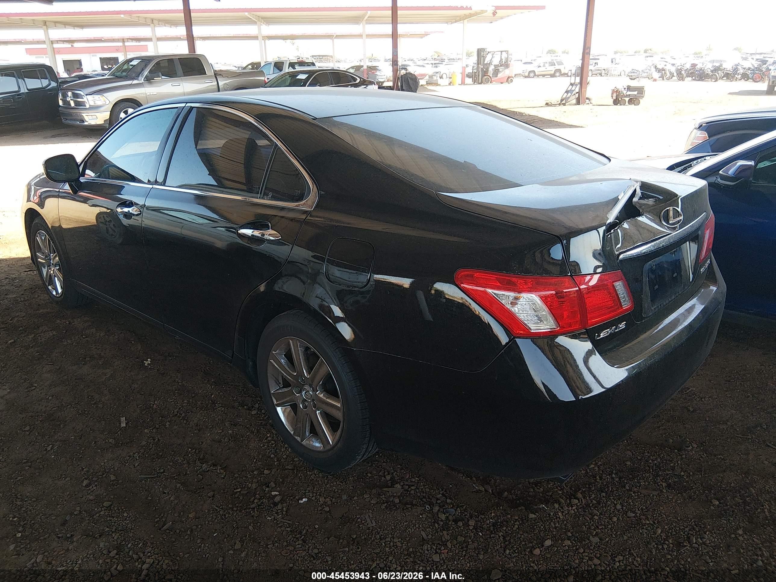 2007 Lexus Es 350   Black vin: JTHBJ46G372049742