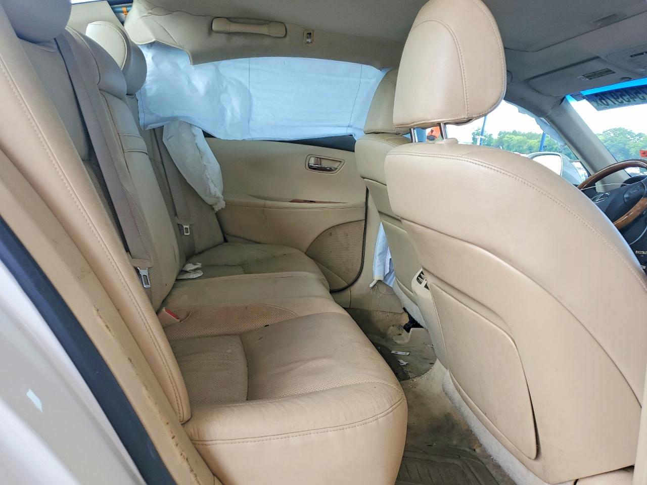 2007 Lexus Es 350 White vin: JTHBJ46G372061552