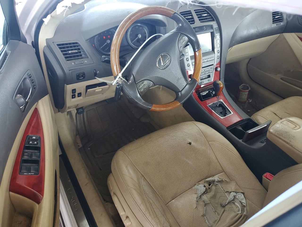 2007 Lexus Es 350 White vin: JTHBJ46G372061552