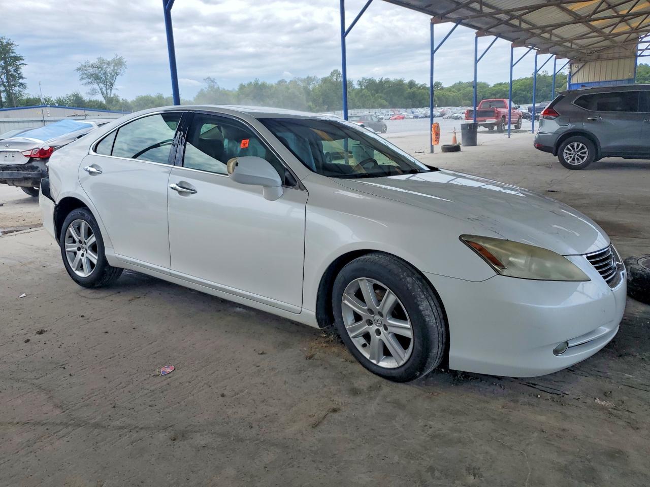 2007 Lexus Es 350 White vin: JTHBJ46G372061552