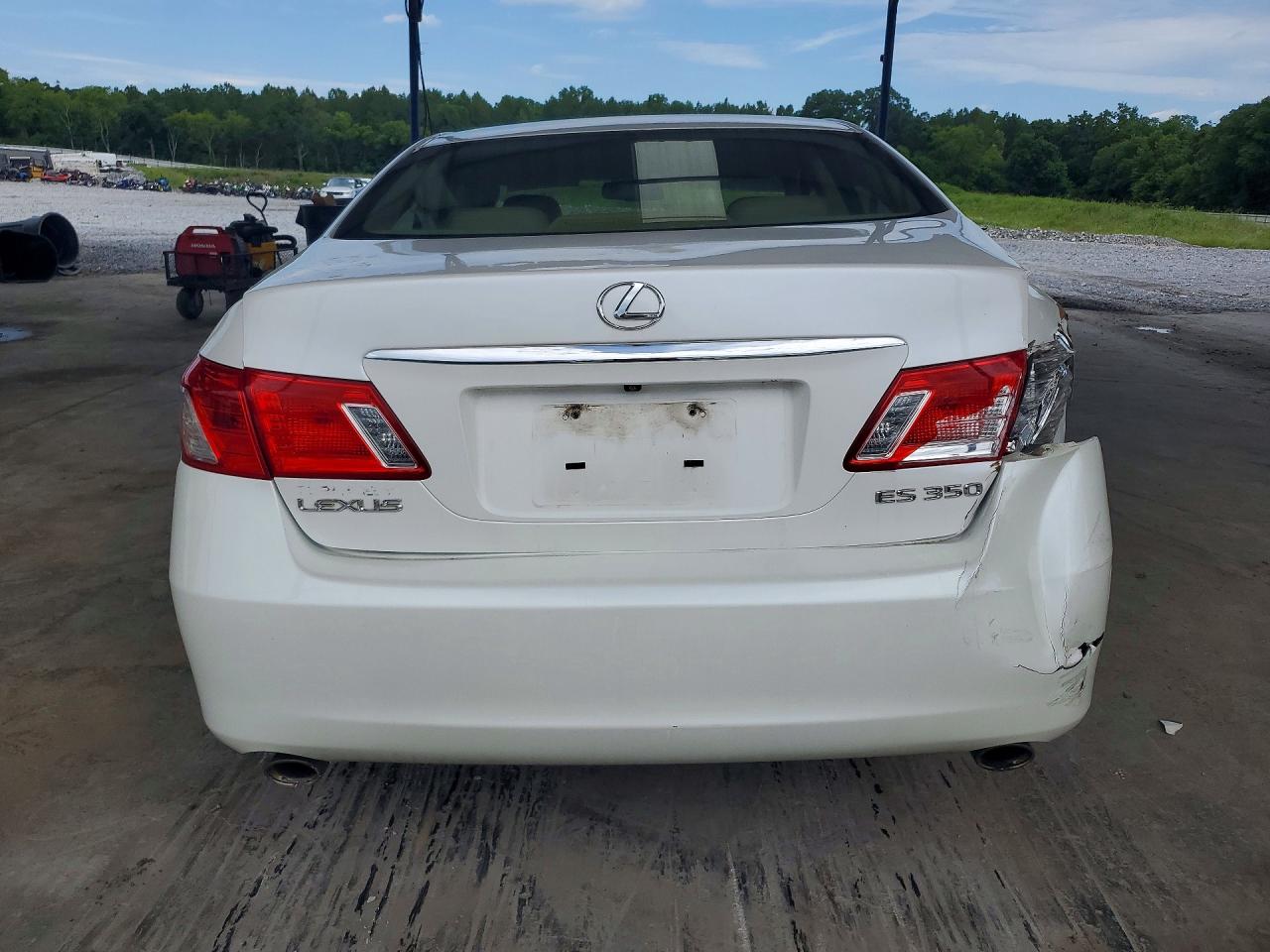 2007 Lexus Es 350 White vin: JTHBJ46G372061552