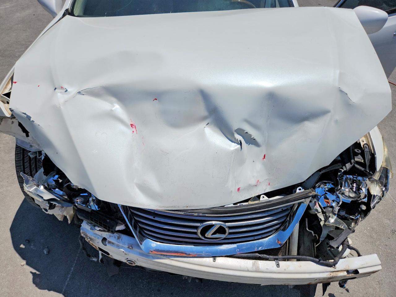 2007 Lexus Es 350 White vin: JTHBJ46G372068033