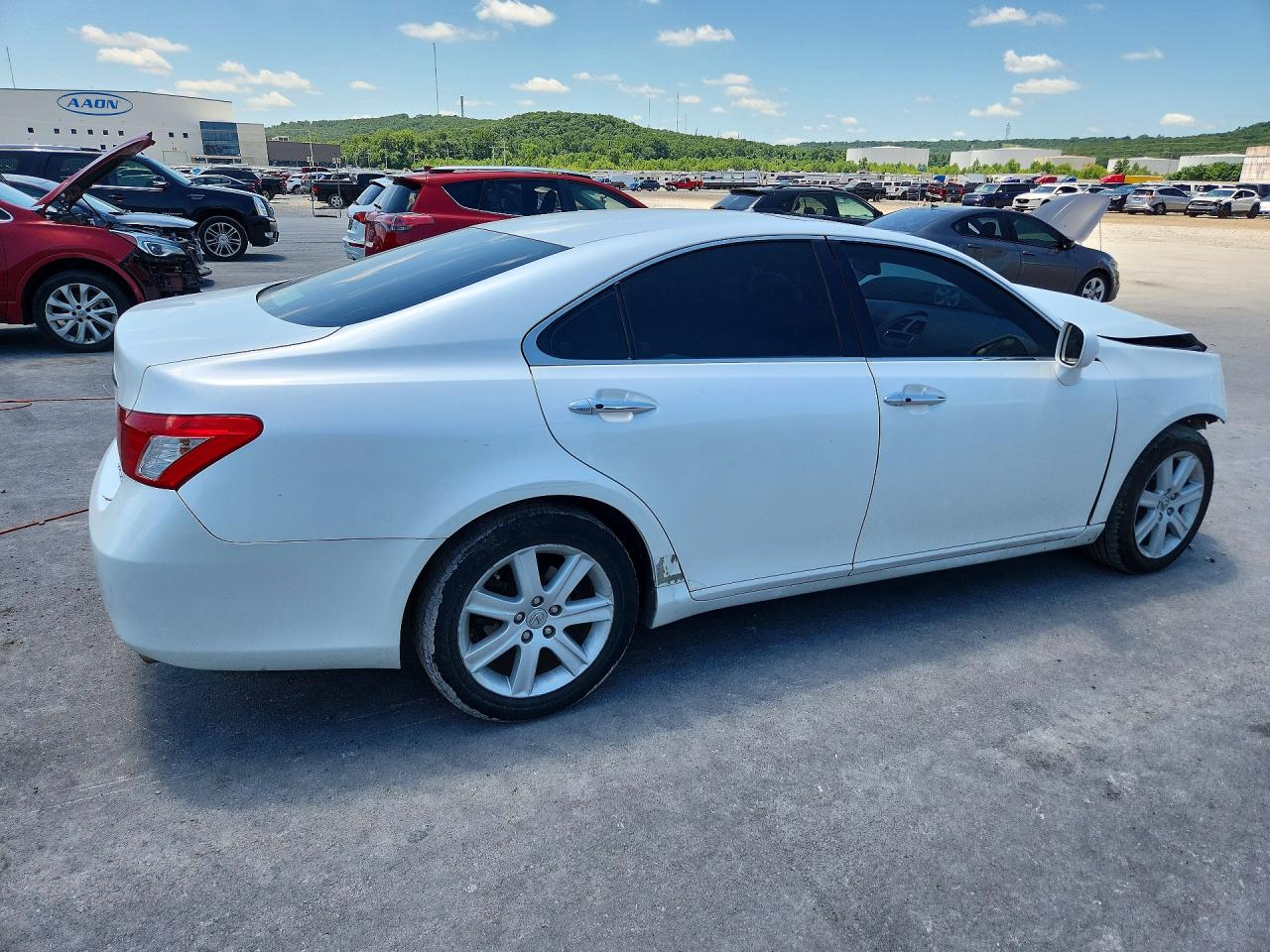 2007 Lexus Es 350 White vin: JTHBJ46G372068033