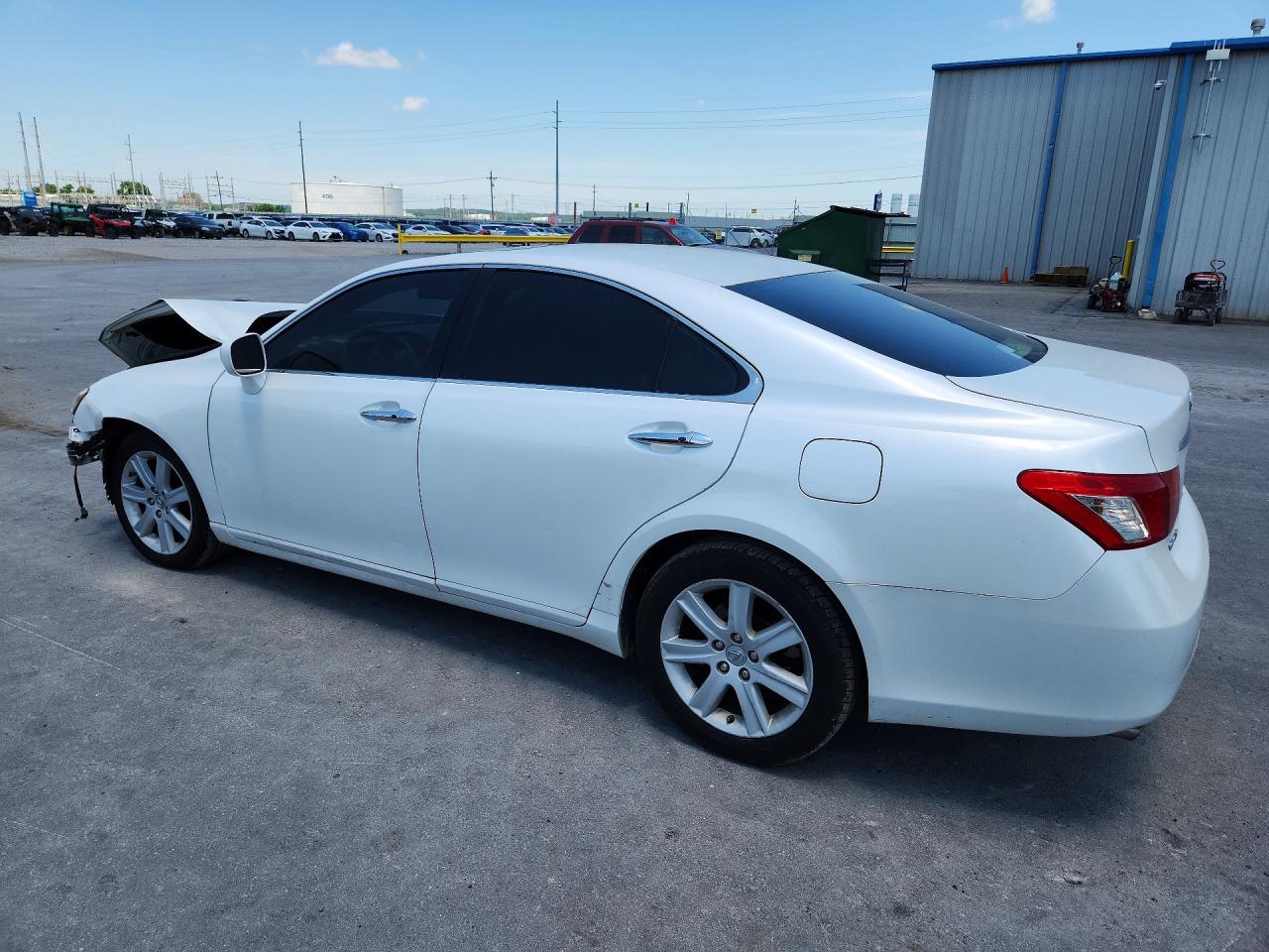 2007 Lexus Es 350 White vin: JTHBJ46G372068033