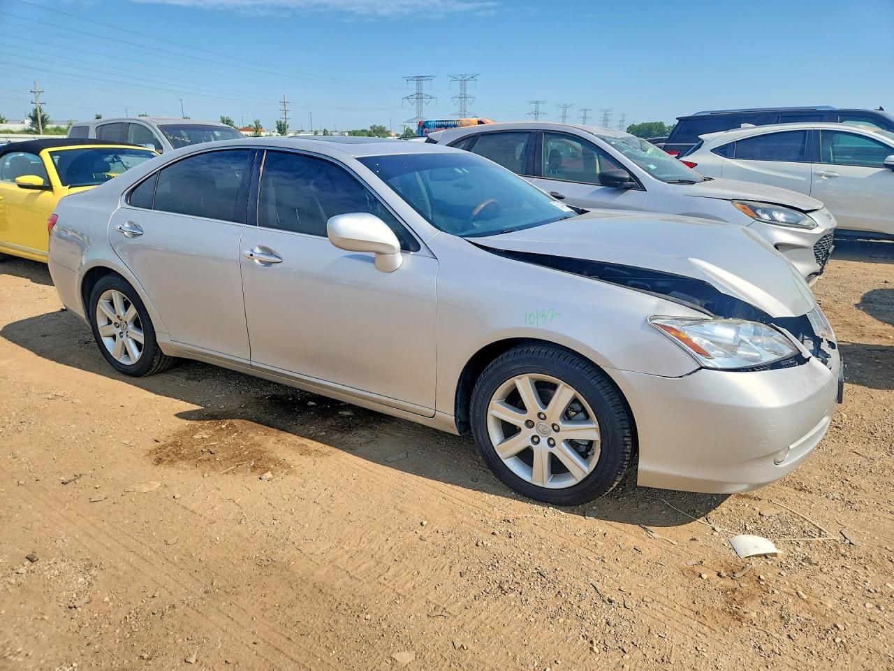 2007 Lexus Es 350 Silver vin: JTHBJ46G372073782