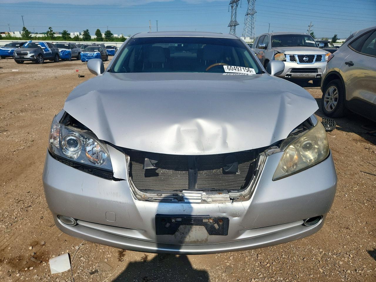 2007 Lexus Es 350 Silver vin: JTHBJ46G372073782