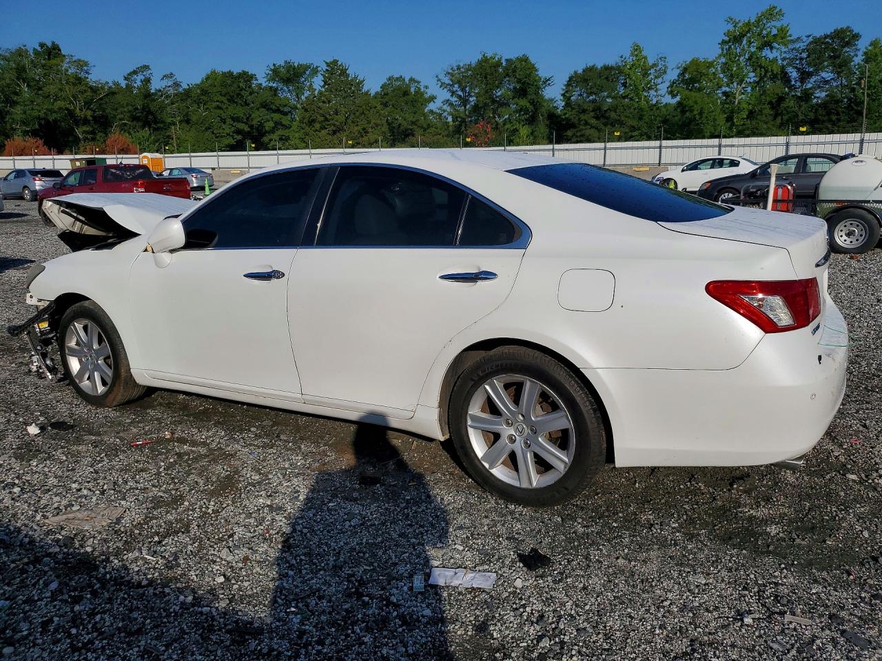2007 Lexus Es 350 White vin: JTHBJ46G372079355