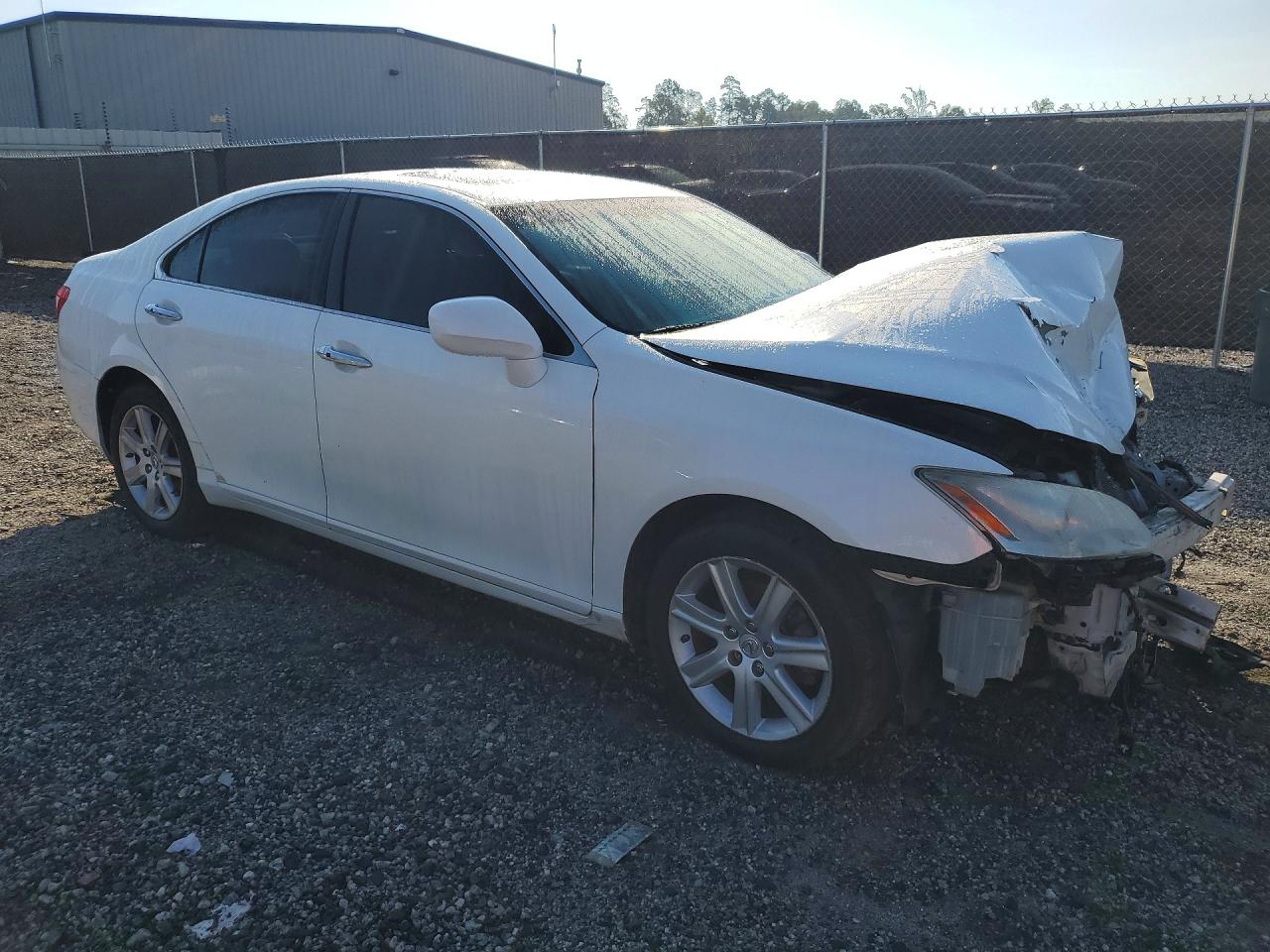 2007 Lexus Es 350 White vin: JTHBJ46G372079355