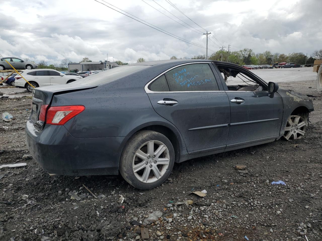 2007 Lexus Es 350 Black vin: JTHBJ46G372081607